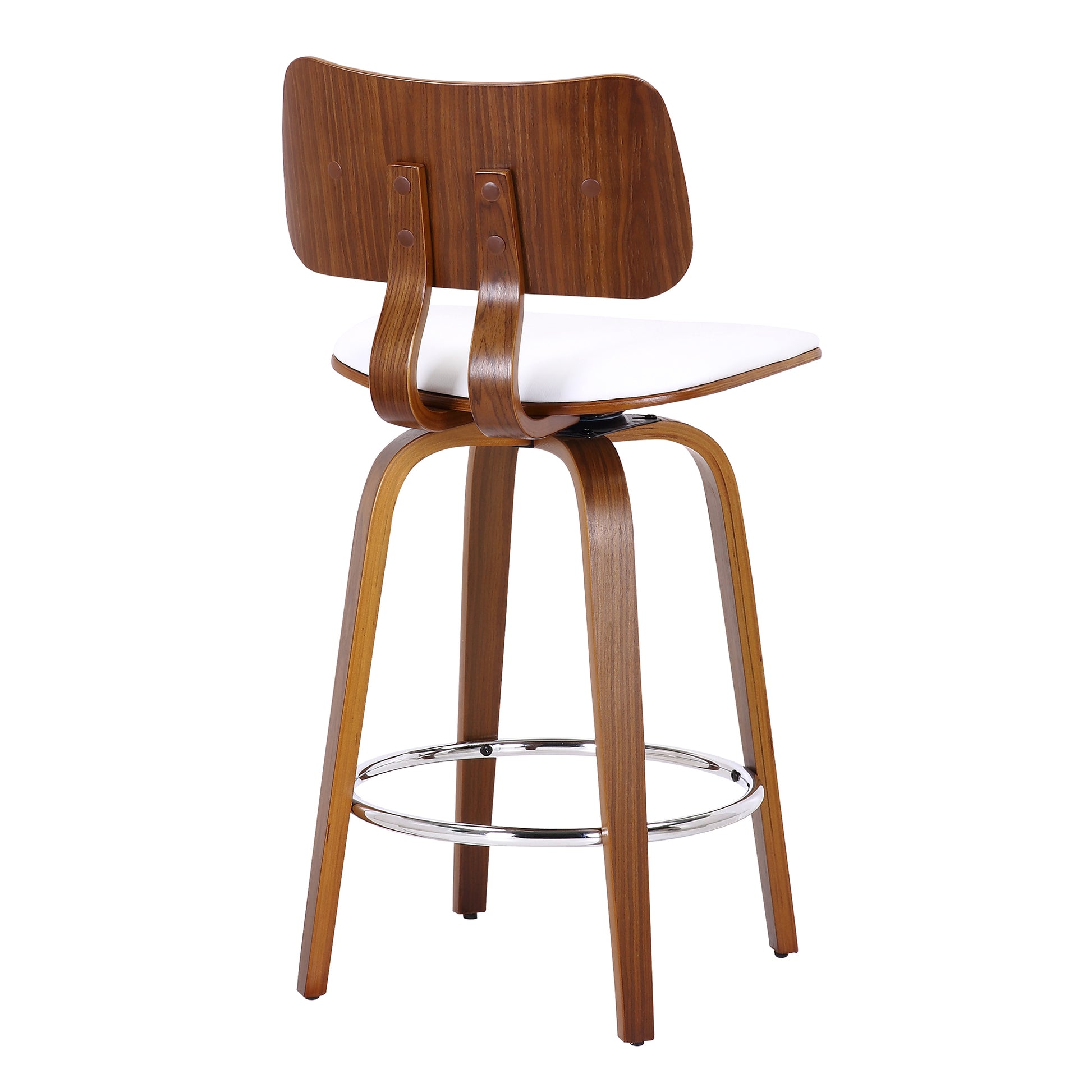 ZUNI-26' COUNTER STOOL PU-WHITE-DECOROLALA
