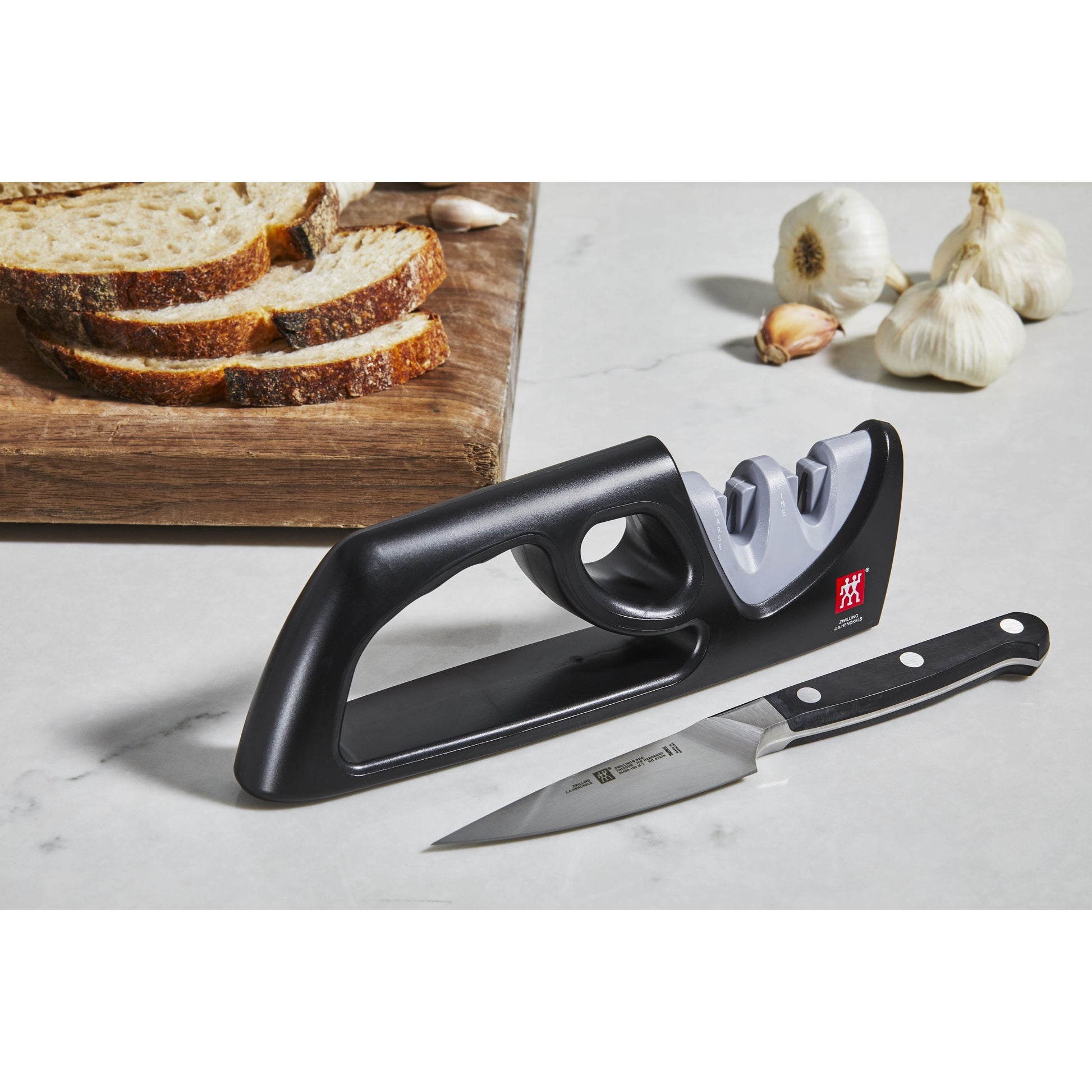 ZWILLING 2-Stage Knife Sharpener - Black-Knife Sharpener-DECOROLALA