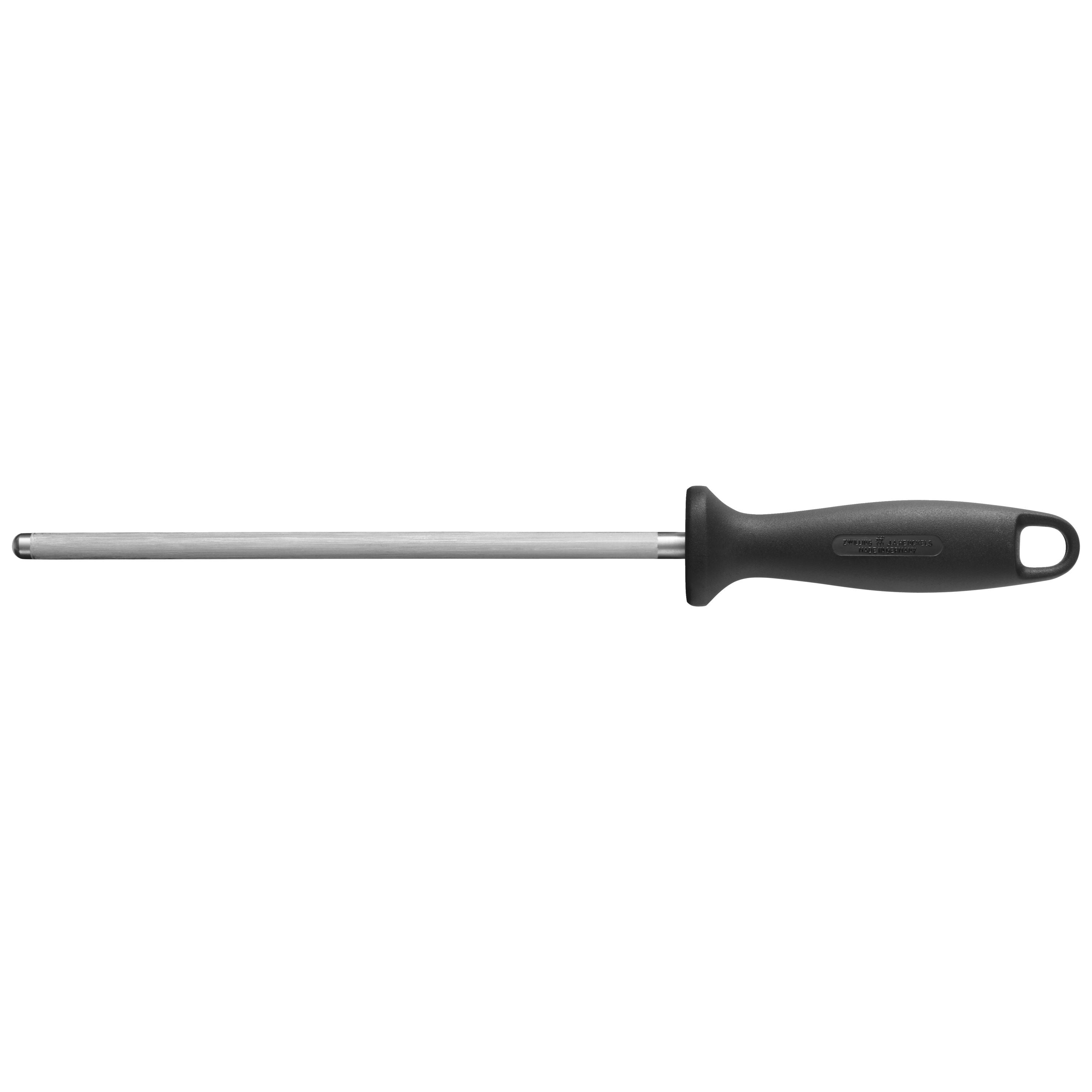 ZWILLING 23cm Sharpening Steel Chrome - Black-Dinnerware-DECOROLALA