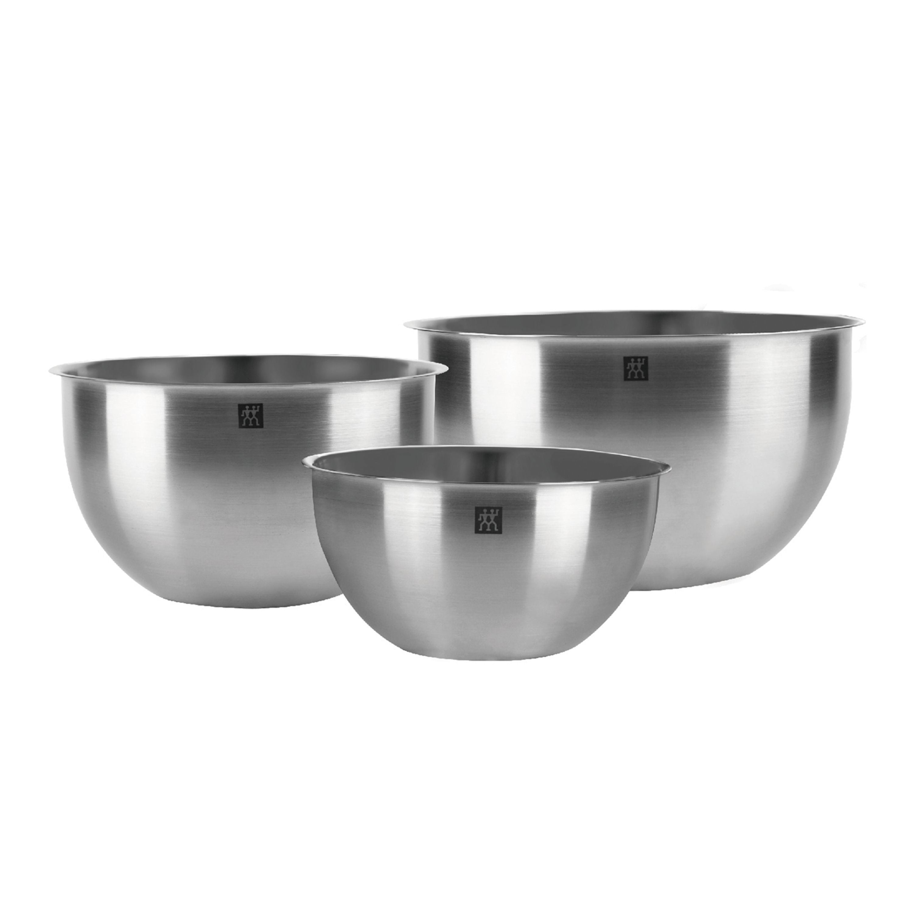 ZWILLING 3 Piece 18/10 Stainless Steel Mixing Bowl Set, Silver-n/a-DECOROLALA