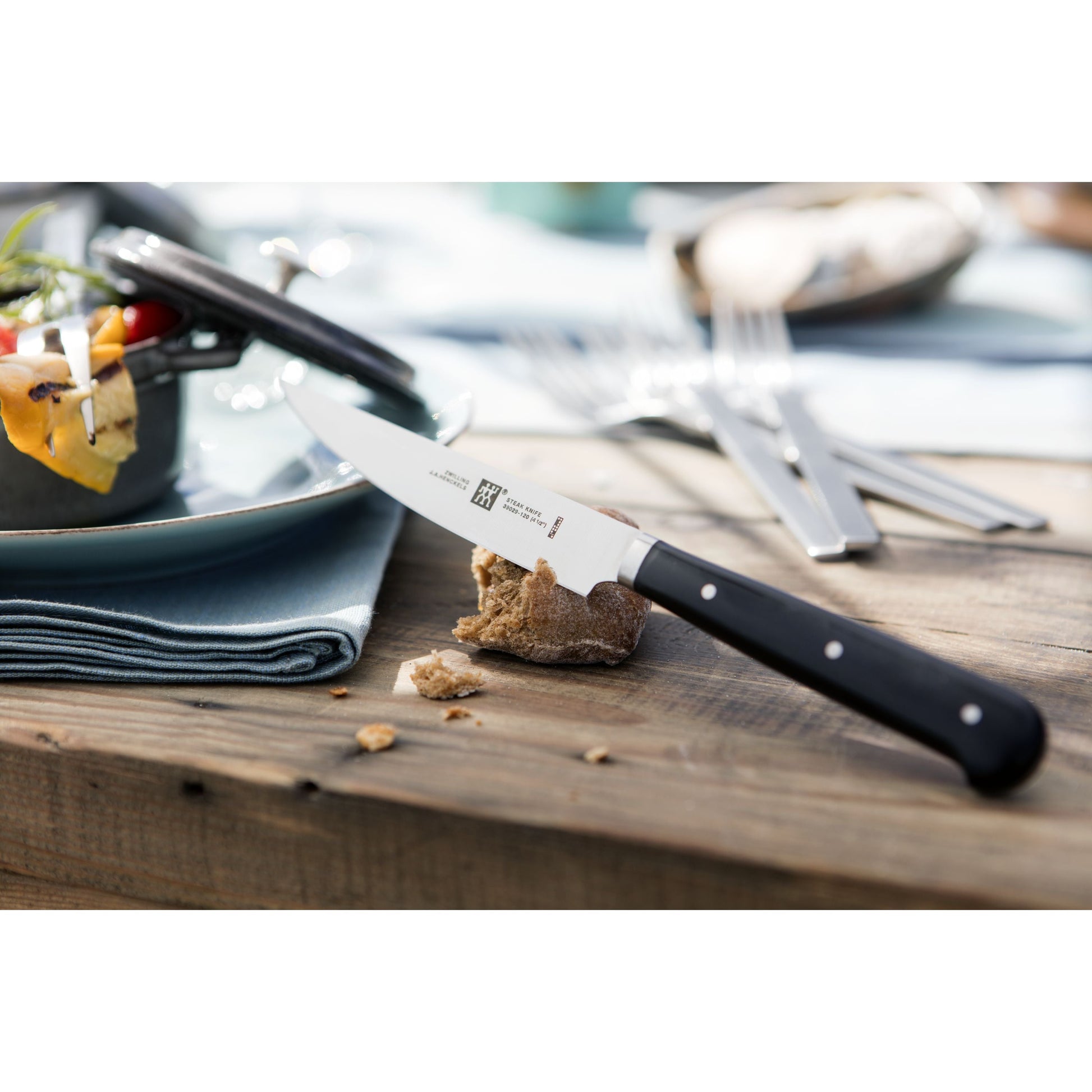 ZWILLING 4-Piece Steak Knife Set Stainless Steel-Kitchen Tool-DECOROLALA