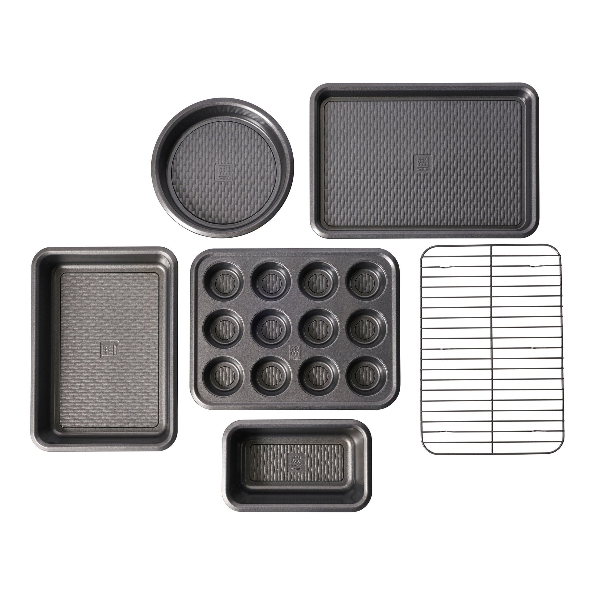ZWILLING 6 Piece Special Shape Bakeware Set, Graphite-Grey-Bakeware Set-DECOROLALA