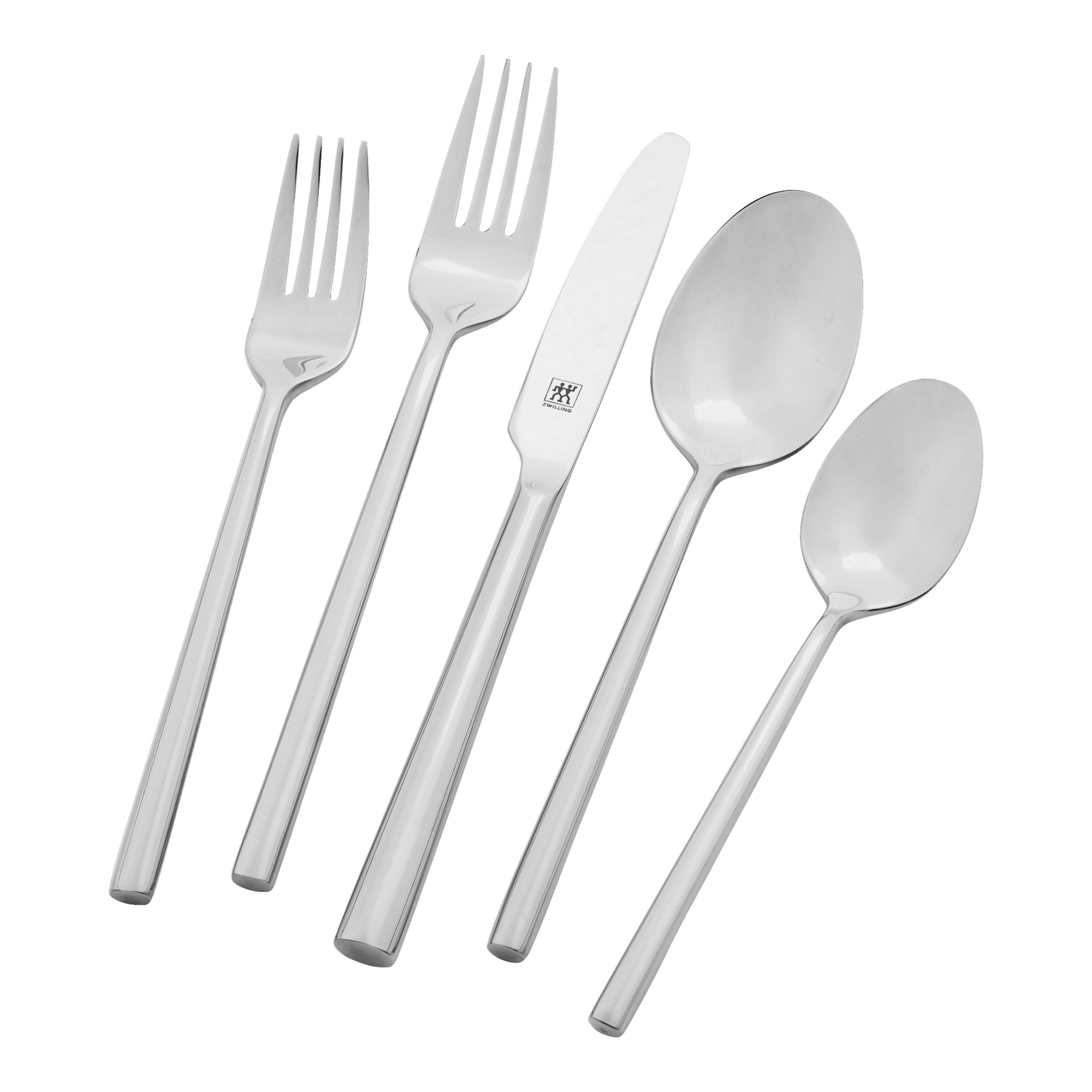 ZWILLING Aberdeen 20pc Flatware Set Polished Stainless-Flatware Set-DECOROLALA