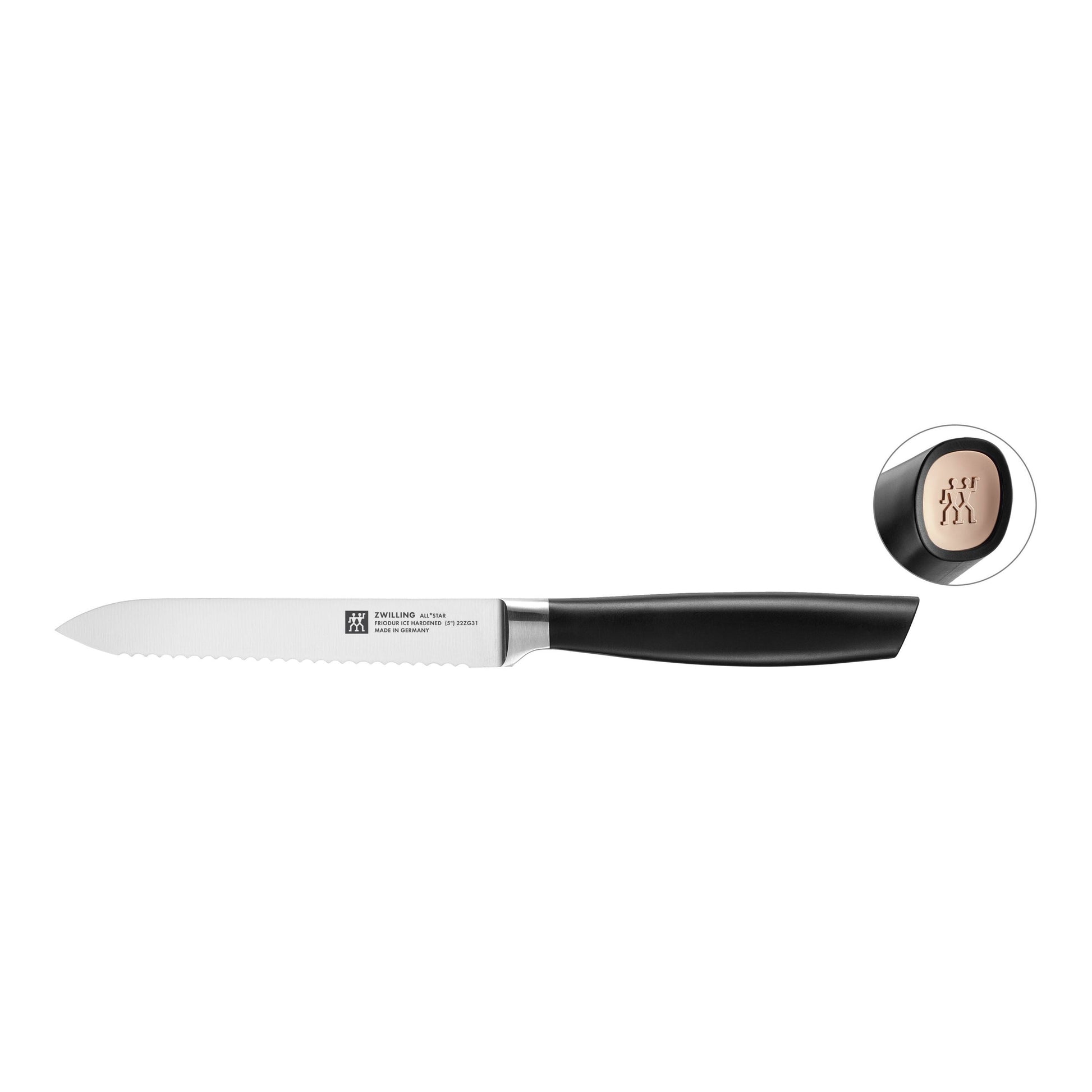 ZWILLING All * Star 5 inch Utility Knife, Rosegold-n/a-DECOROLALA