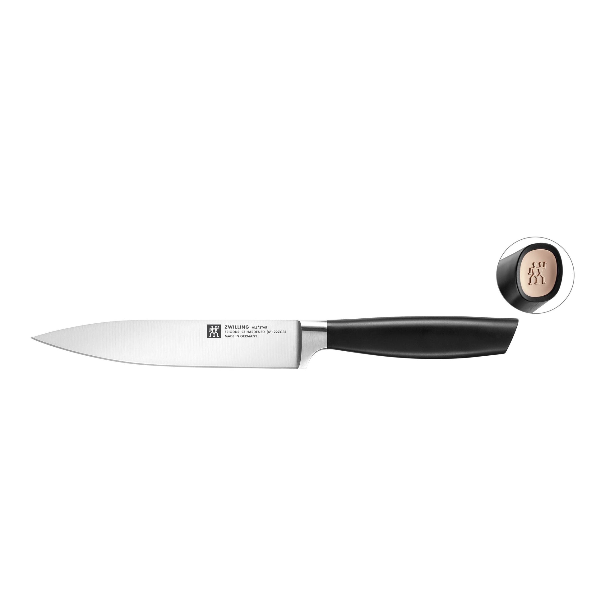 ZWILLING All * Star 6.5 inch Carving Knife, Rosegold-n/a-DECOROLALA