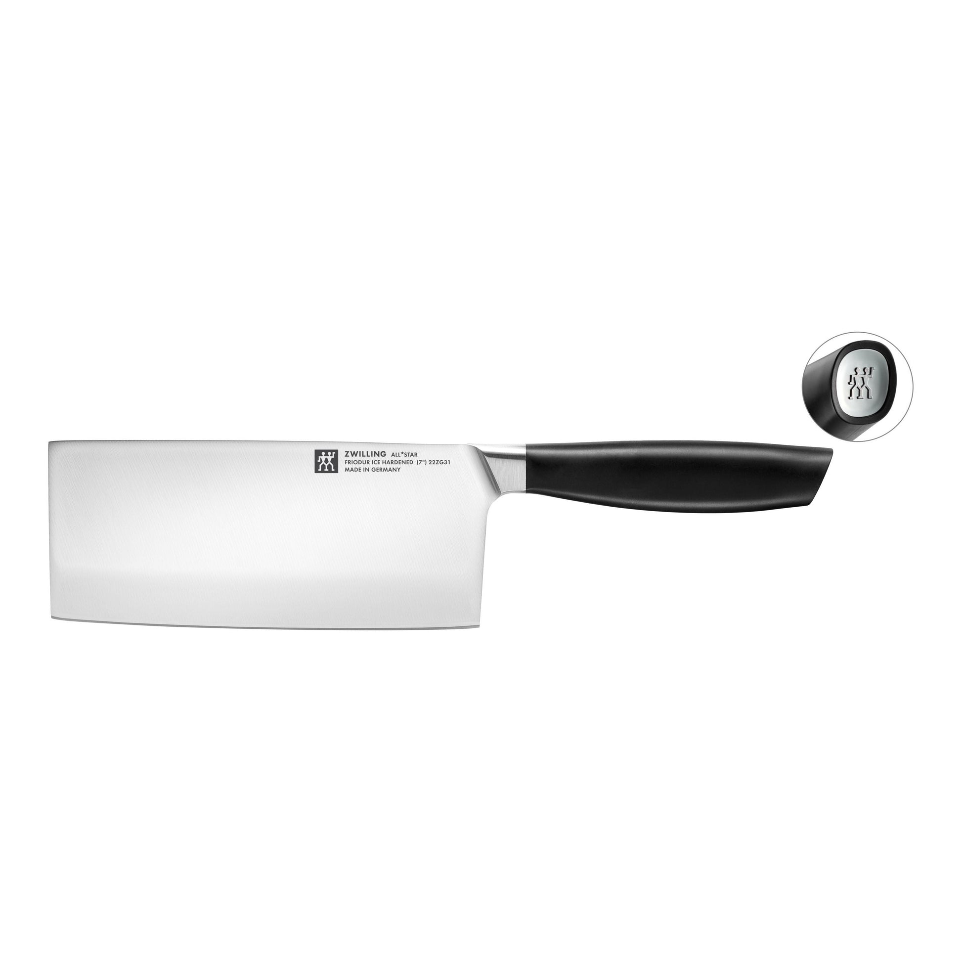 ZWILLING All Star 7" Chinese Chef's Knife Silver-Chef Knife-DECOROLALA