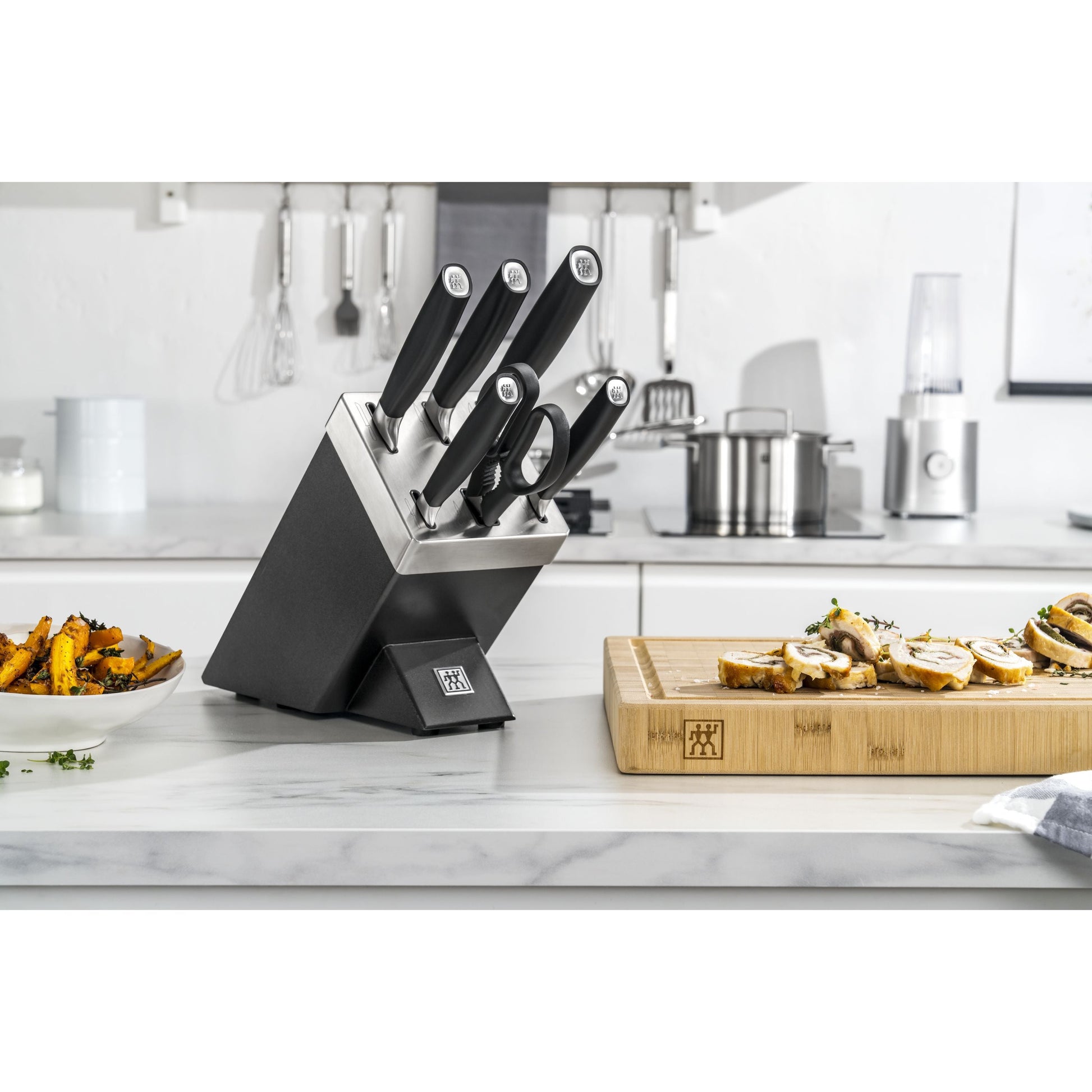 ZWILLING All * Star 7 Piece Knife Block Set, Silver-Knife Set-DECOROLALA