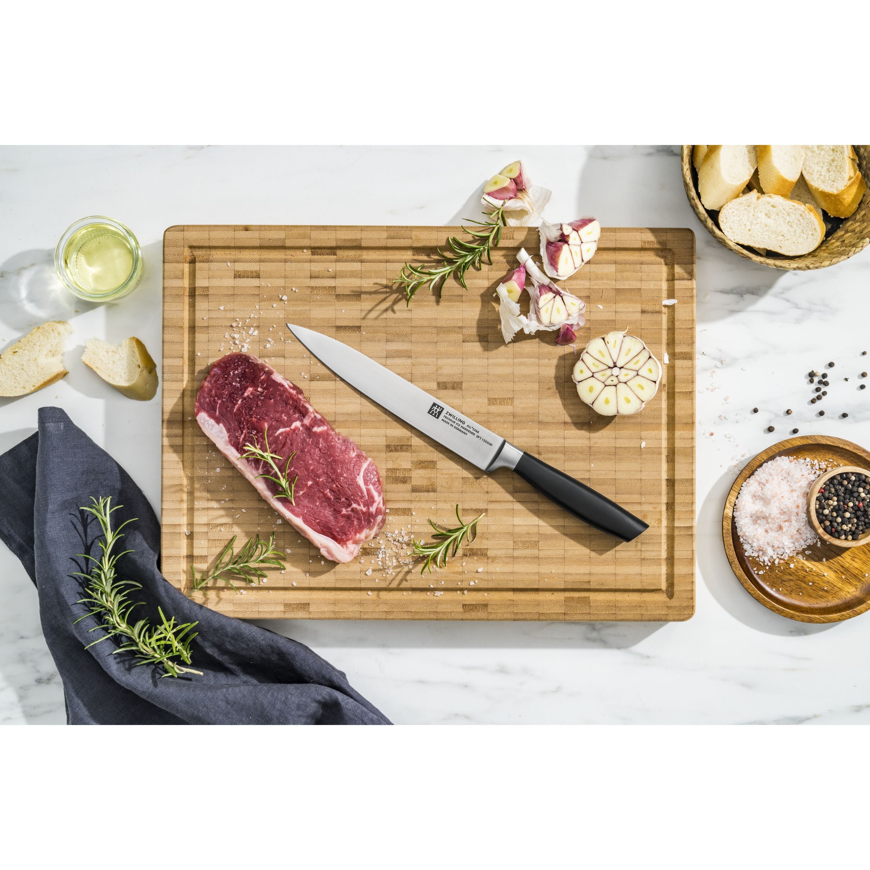 ZWILLING All Star 8" Carving Knife Silver-Carving Knife-DECOROLALA