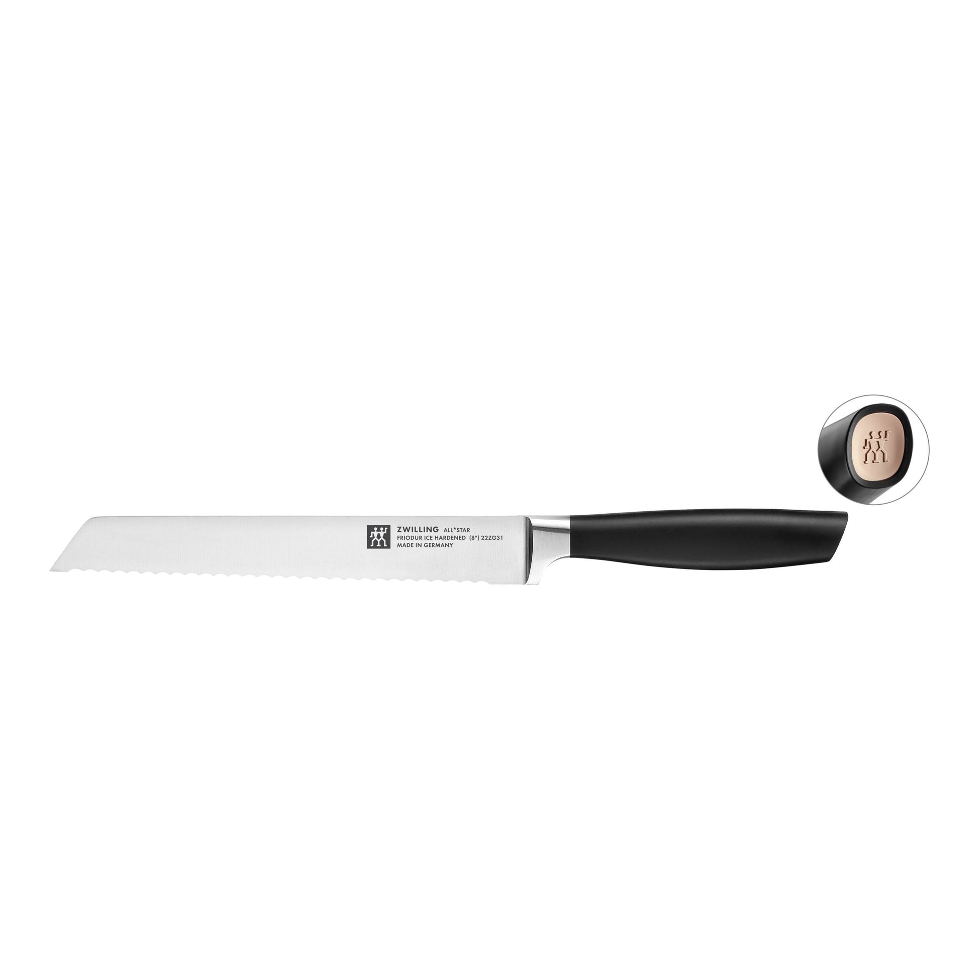 ZWILLING All * Star 8 inch Bread Knife, Rosegold-Bread Knife-DECOROLALA