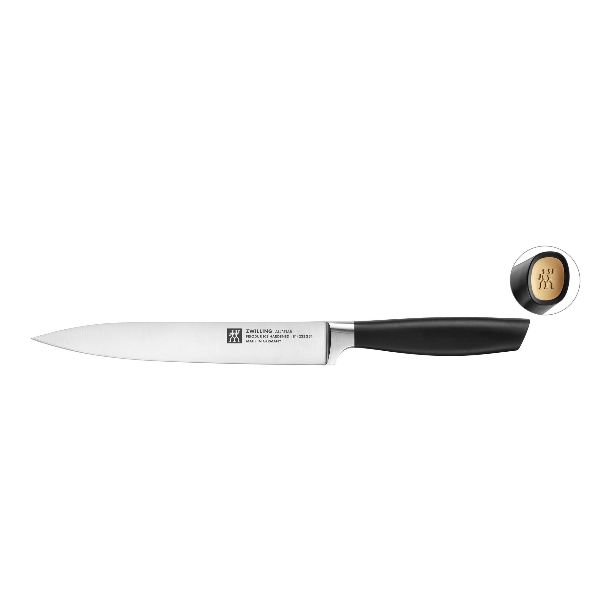 ZWILLING All * Star 8 inch Carving Knife, Gold Matt-Carving Knife-DECOROLALA