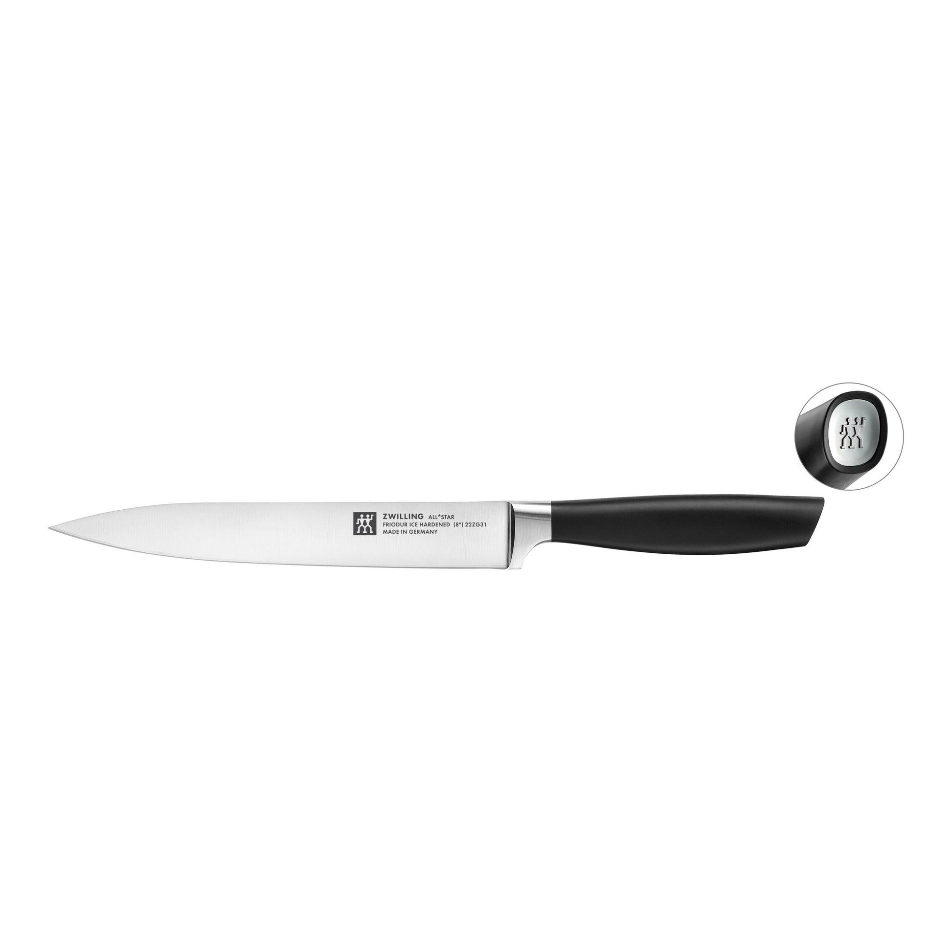 ZWILLING All * Star 8 inch Carving Knife, Silver-Carving Knife-DECOROLALA