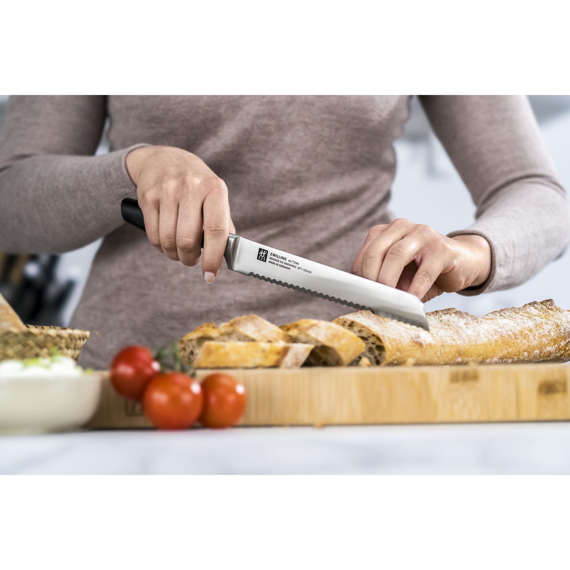 ZWILLING All*Star 8" Bread Knife Silver-Bread Knife-DECOROLALA