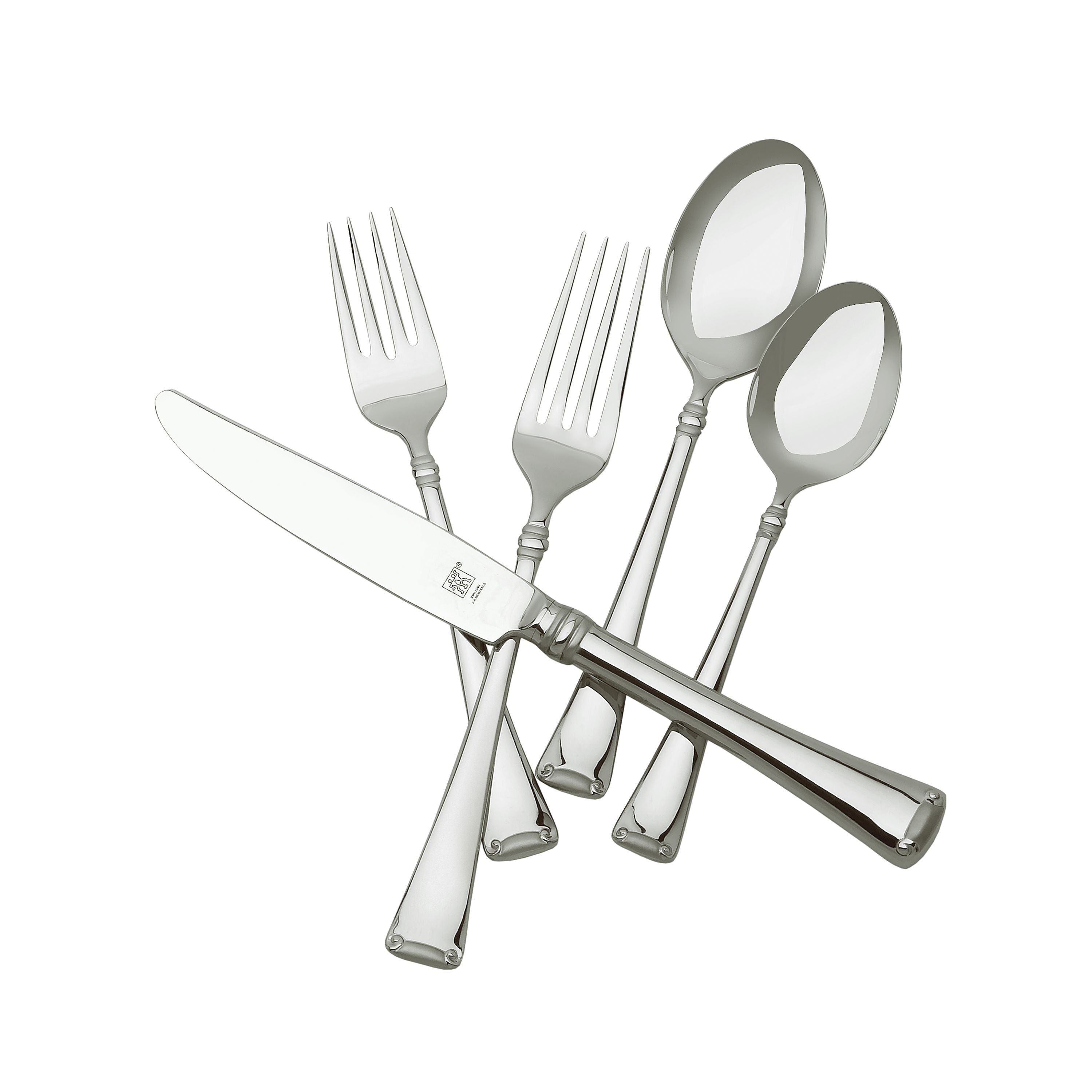 ZWILLING Angelico 45pc Flatware Set Stainless Steel-Flatware Set-DECOROLALA
