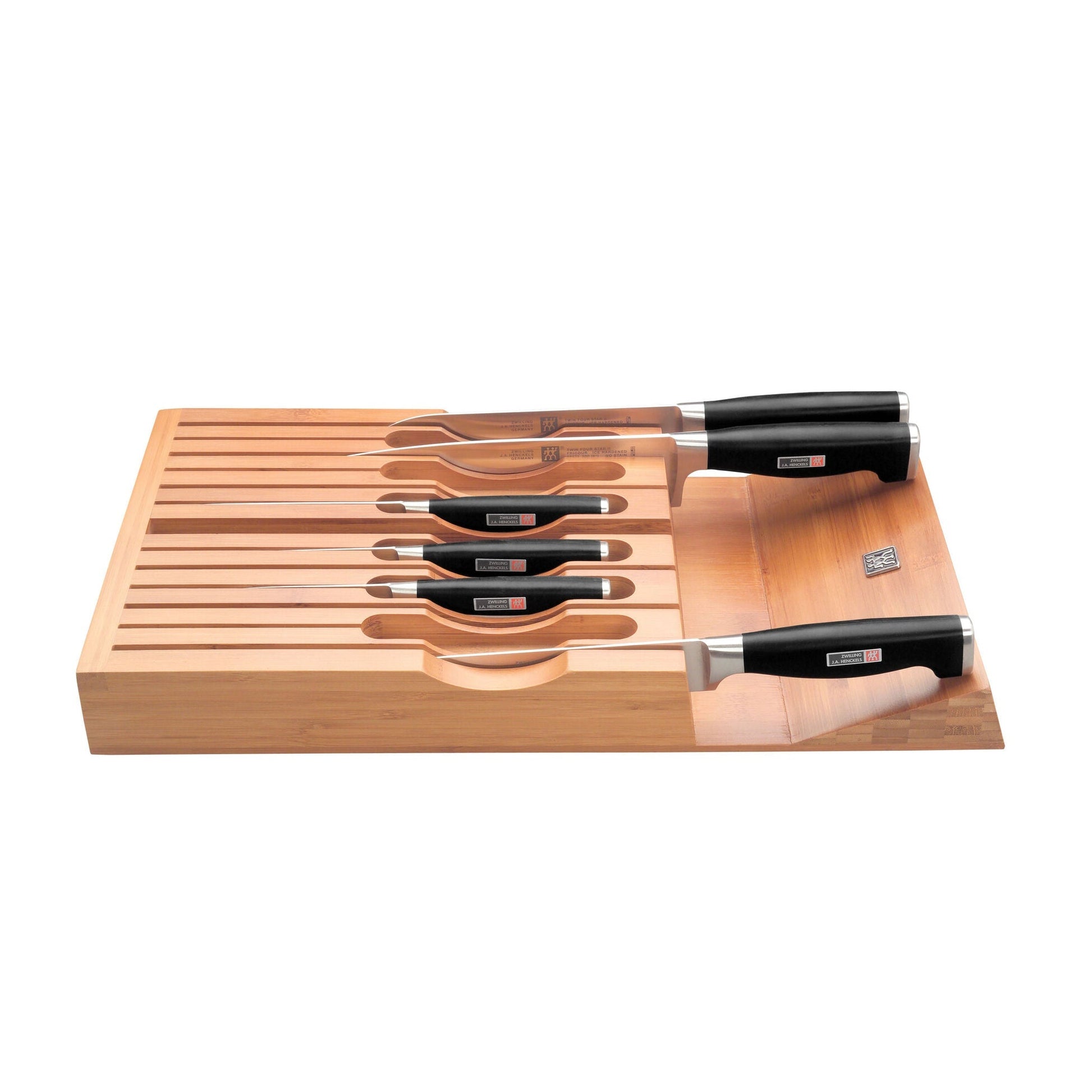 ZWILLING Bamboo Knife Storage Tray - 13 Knife Drawer Organizer-Accessories-DECOROLALA