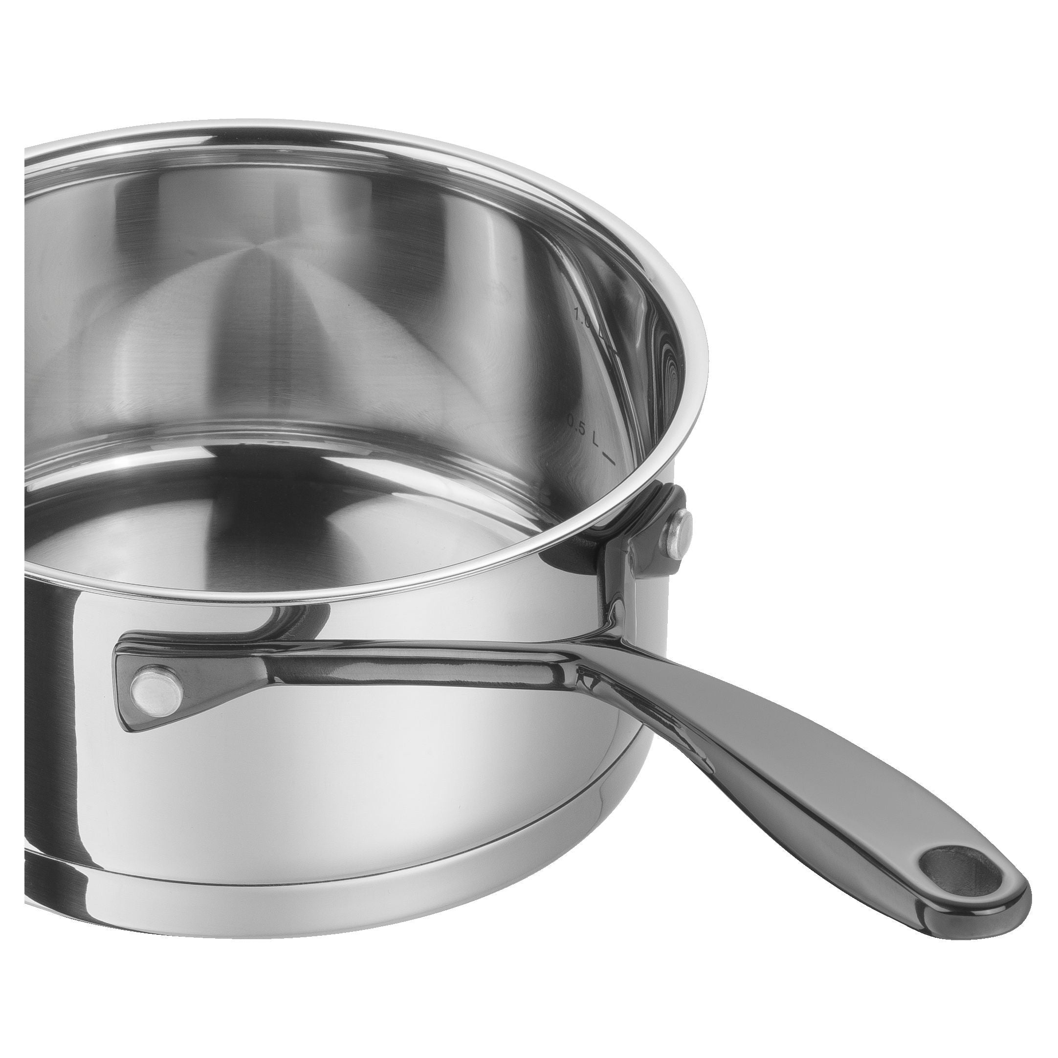 ZWILLING Bellasera 1.5 L Stainless Steel Round Sauce Pan With Lid, Silver-Saucepan-DECOROLALA
