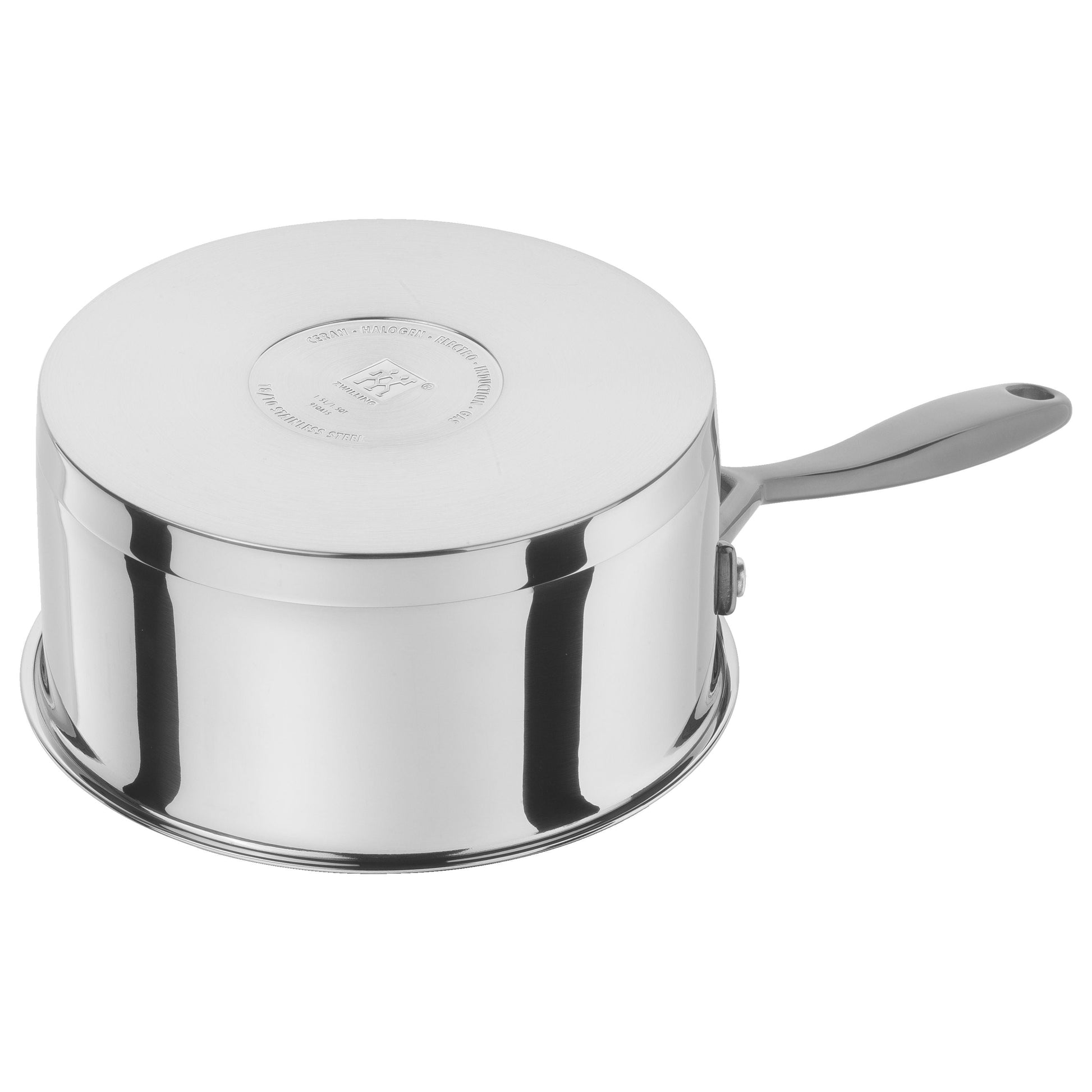 ZWILLING Bellasera 1.5 L Stainless Steel Round Sauce Pan With Lid, Silver-Saucepan-DECOROLALA