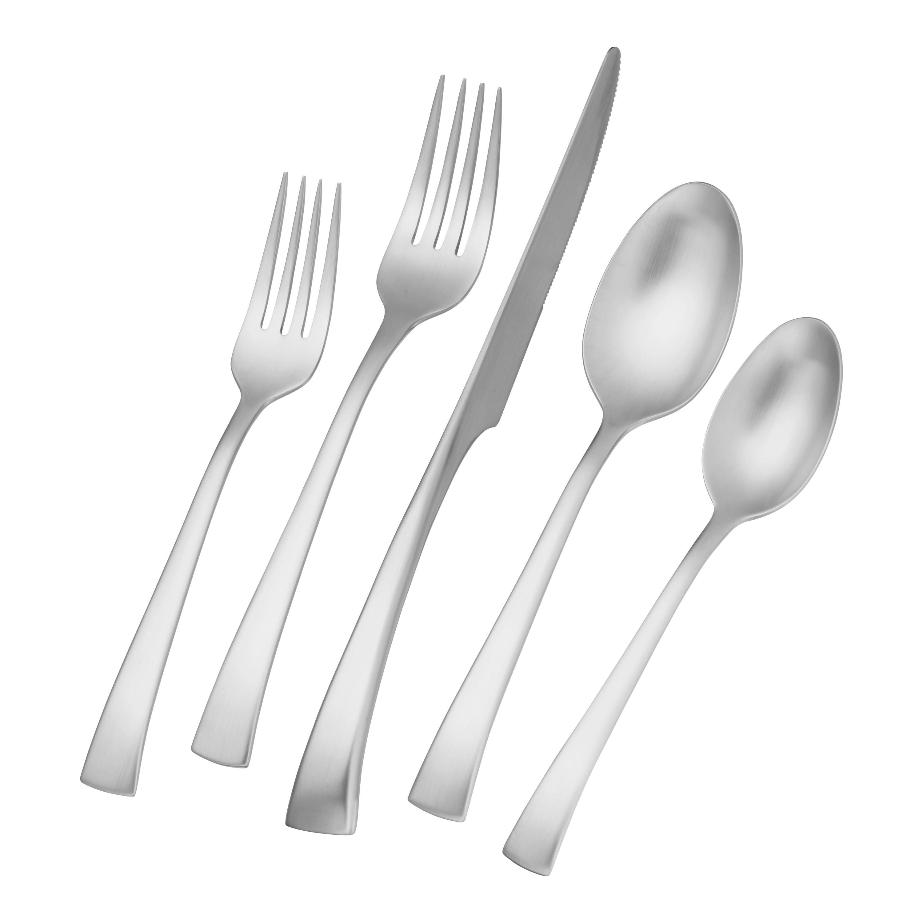 ZWILLING Bellasera 45pc Flatware Set - Satin Stainless-Flatware Set-DECOROLALA
