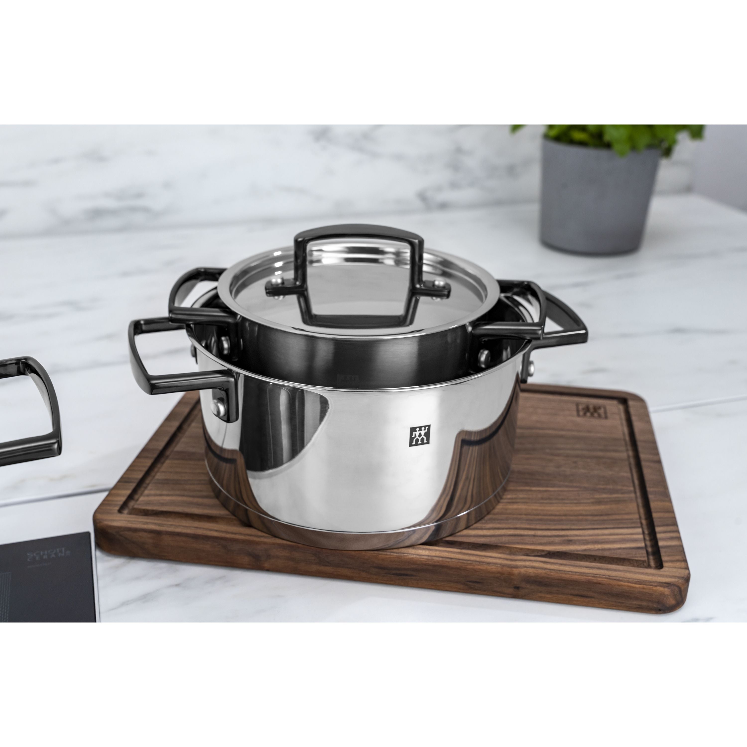 ZWILLING Bellasera Pot Set 9 Piece 18/10 Stainless Steel-Cookware-DECOROLALA
