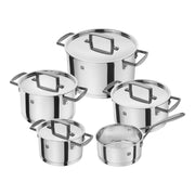 ZWILLING Bellasera Pot Set 9 Piece 18/10 Stainless Steel-Cookware-DECOROLALA