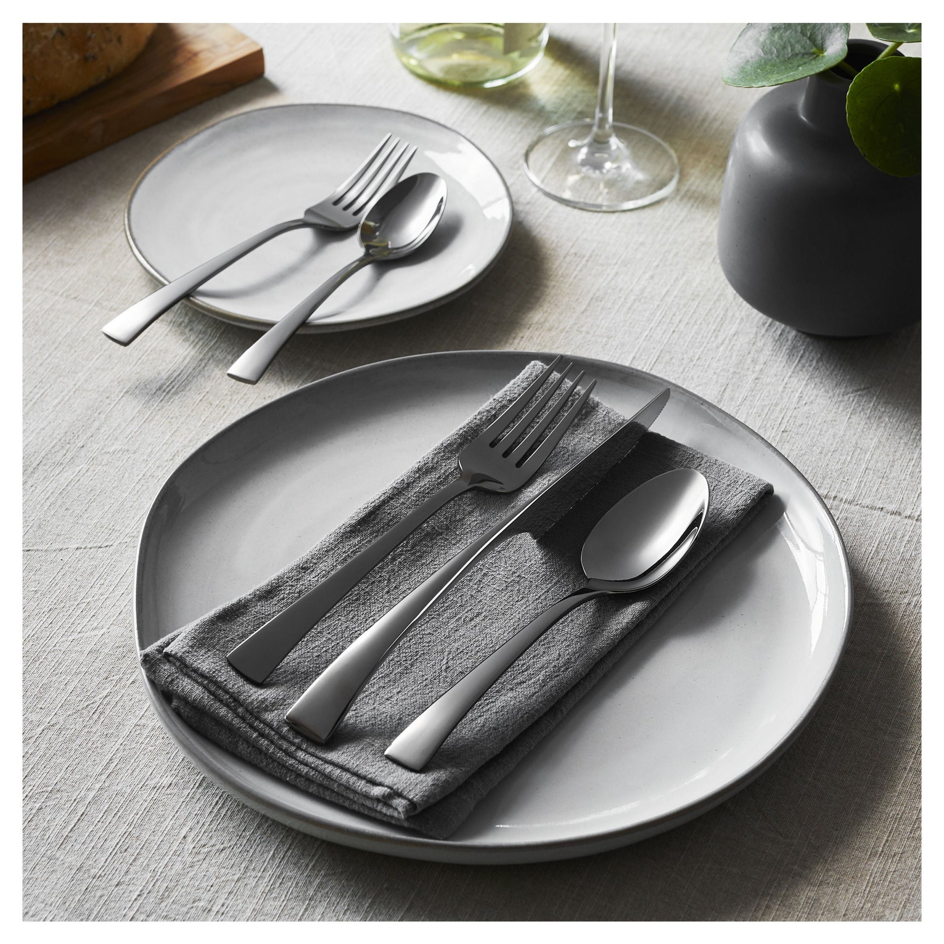 ZWILLING Bellasera Slate 20 Piece Flatware Set Slate Polished, Slate-Flatware-DECOROLALA