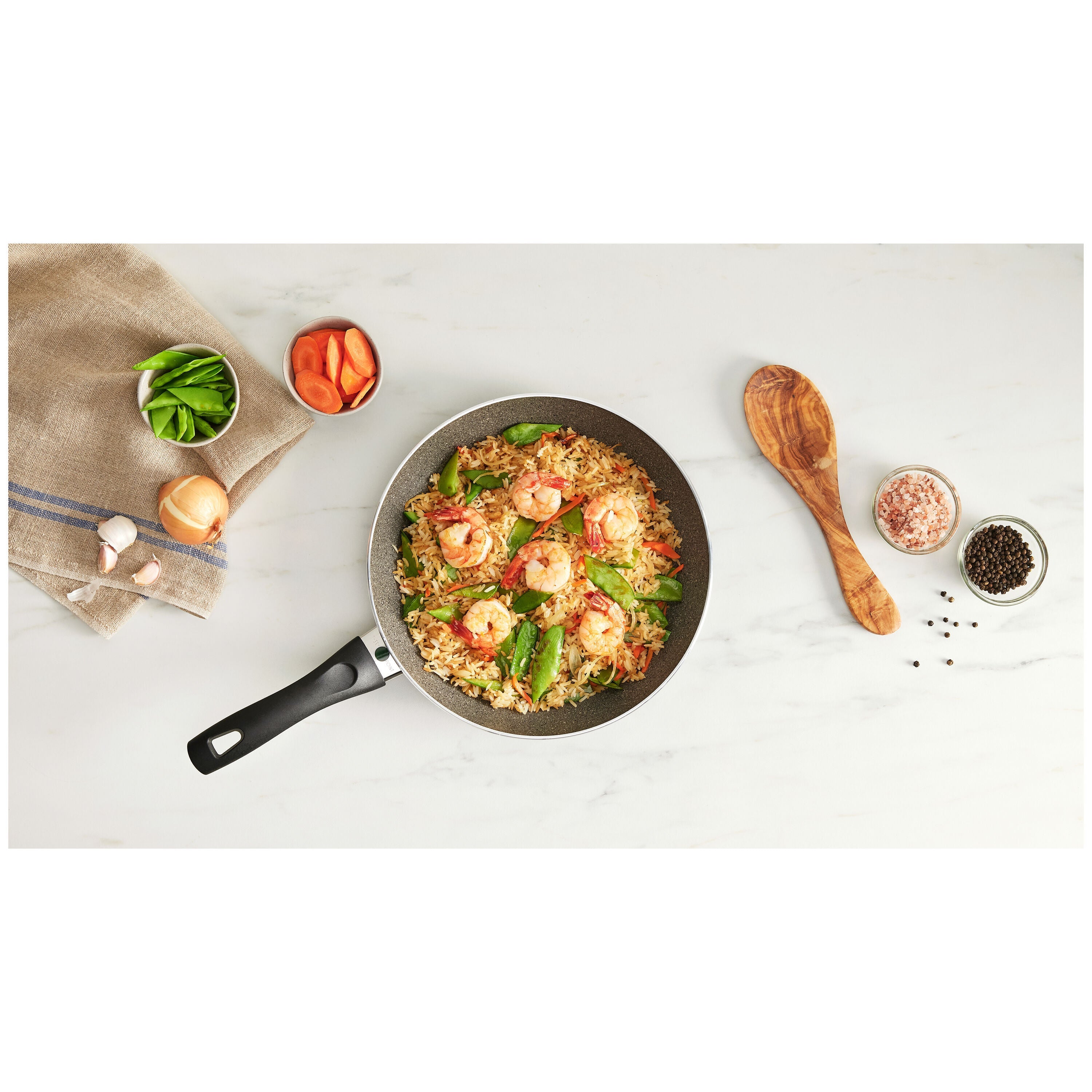 ZWILLING Bologna Granitium 32 cm / 12.5 inch Aluminum Frying Pan-Frying Pan-DECOROLALA