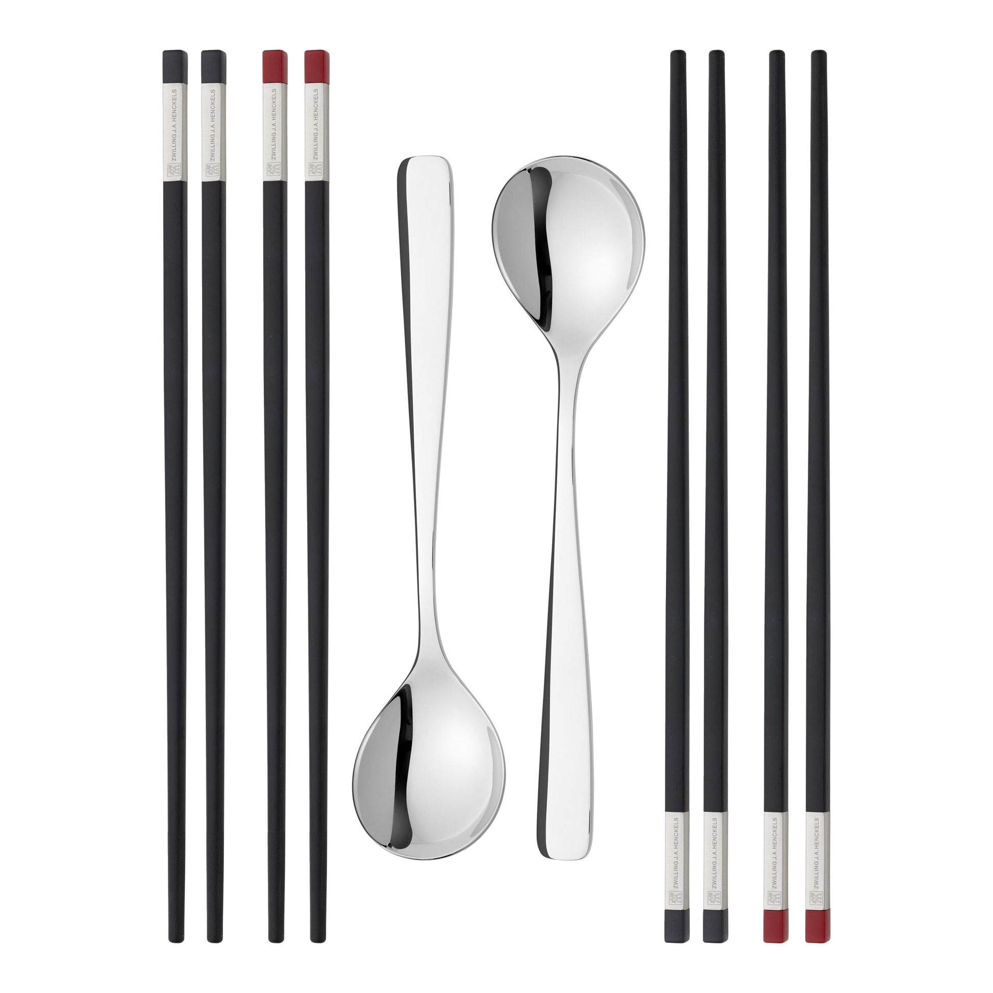 ZWILLING Chopsticks 4 Pair Set with Spoons-Chopstick-DECOROLALA