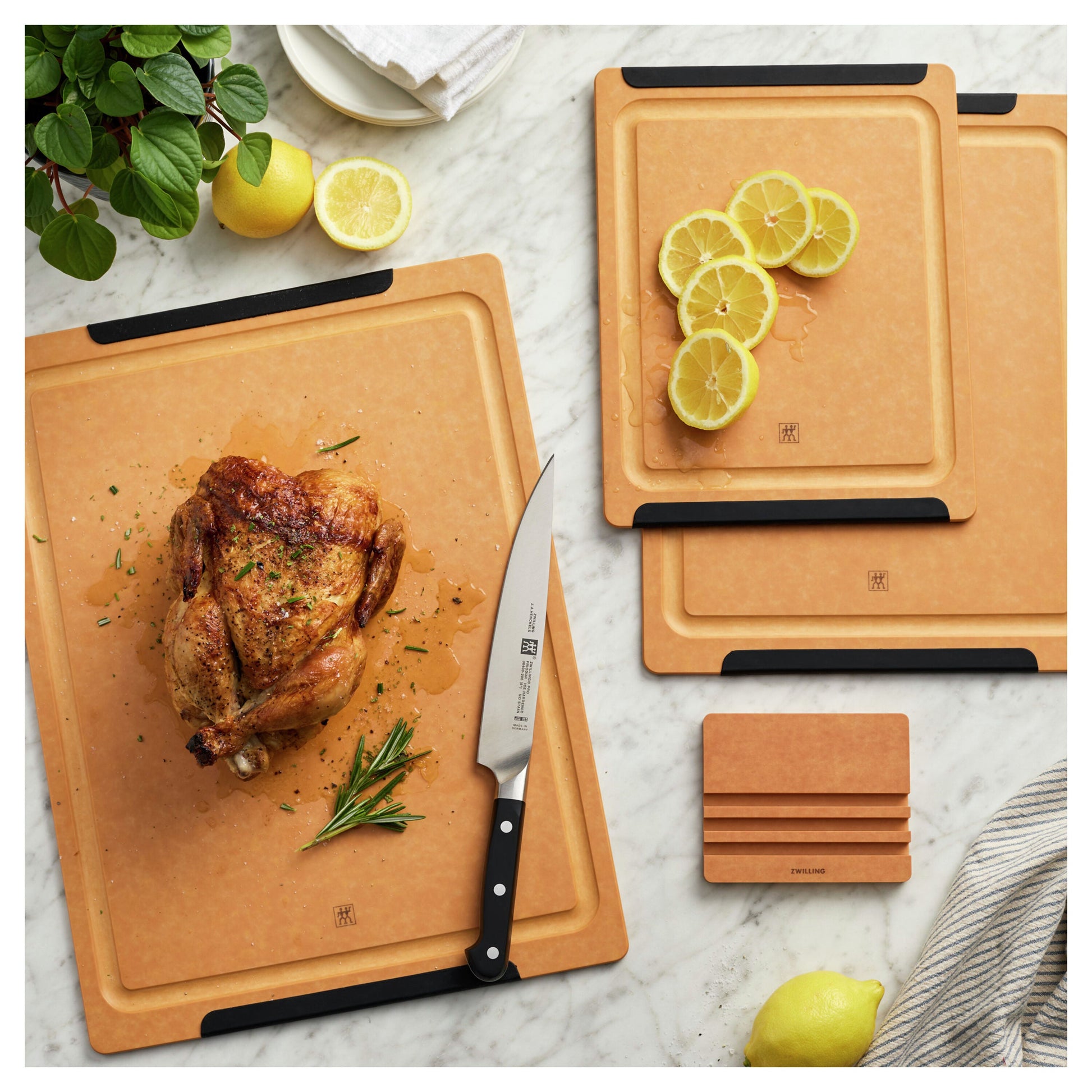 ZWILLING Cutting Board Set 4 Piece, Fibre Wood-n/a-DECOROLALA