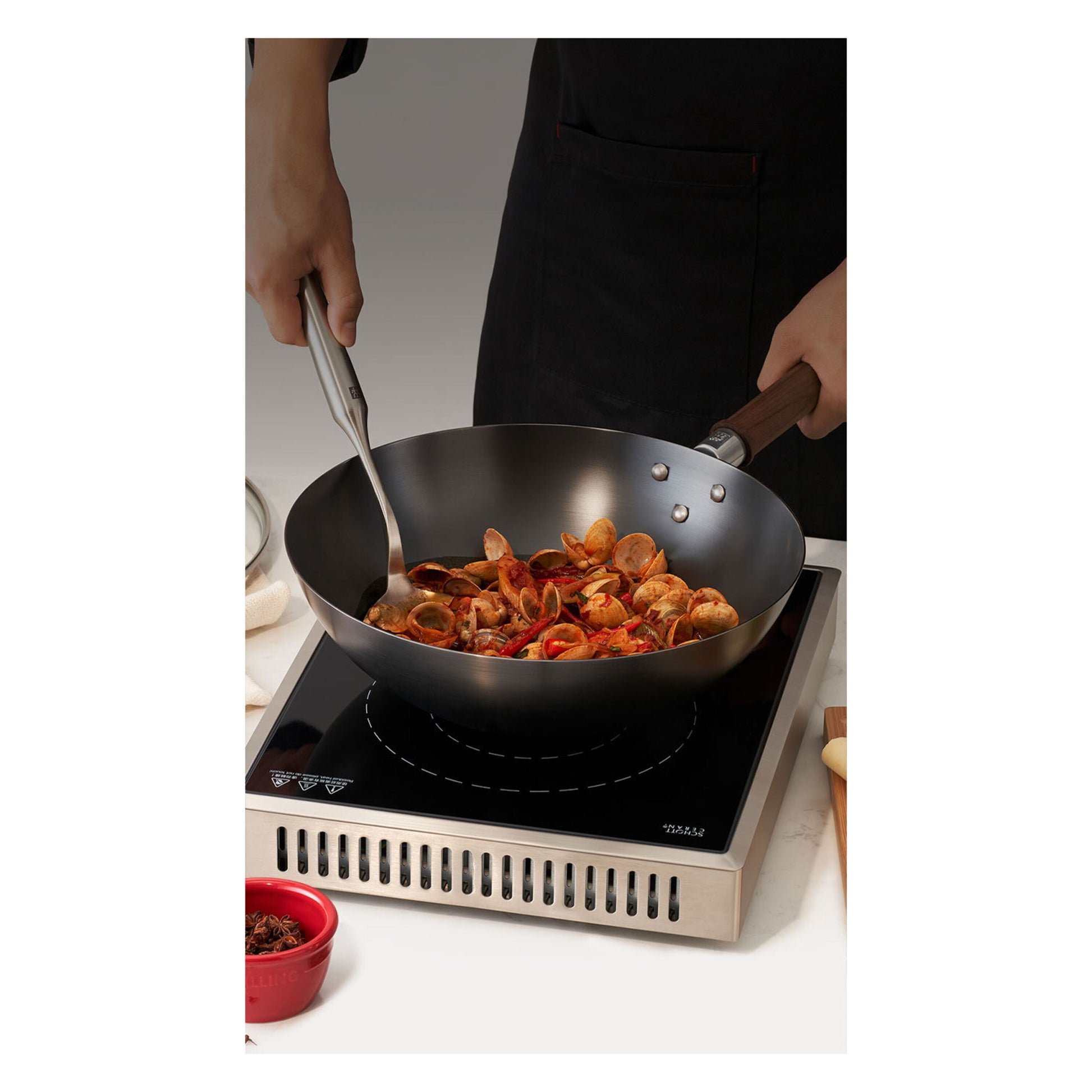 ZWILLING Dragon 30cm Carbon Steel Wok - 12"-Wok-DECOROLALA