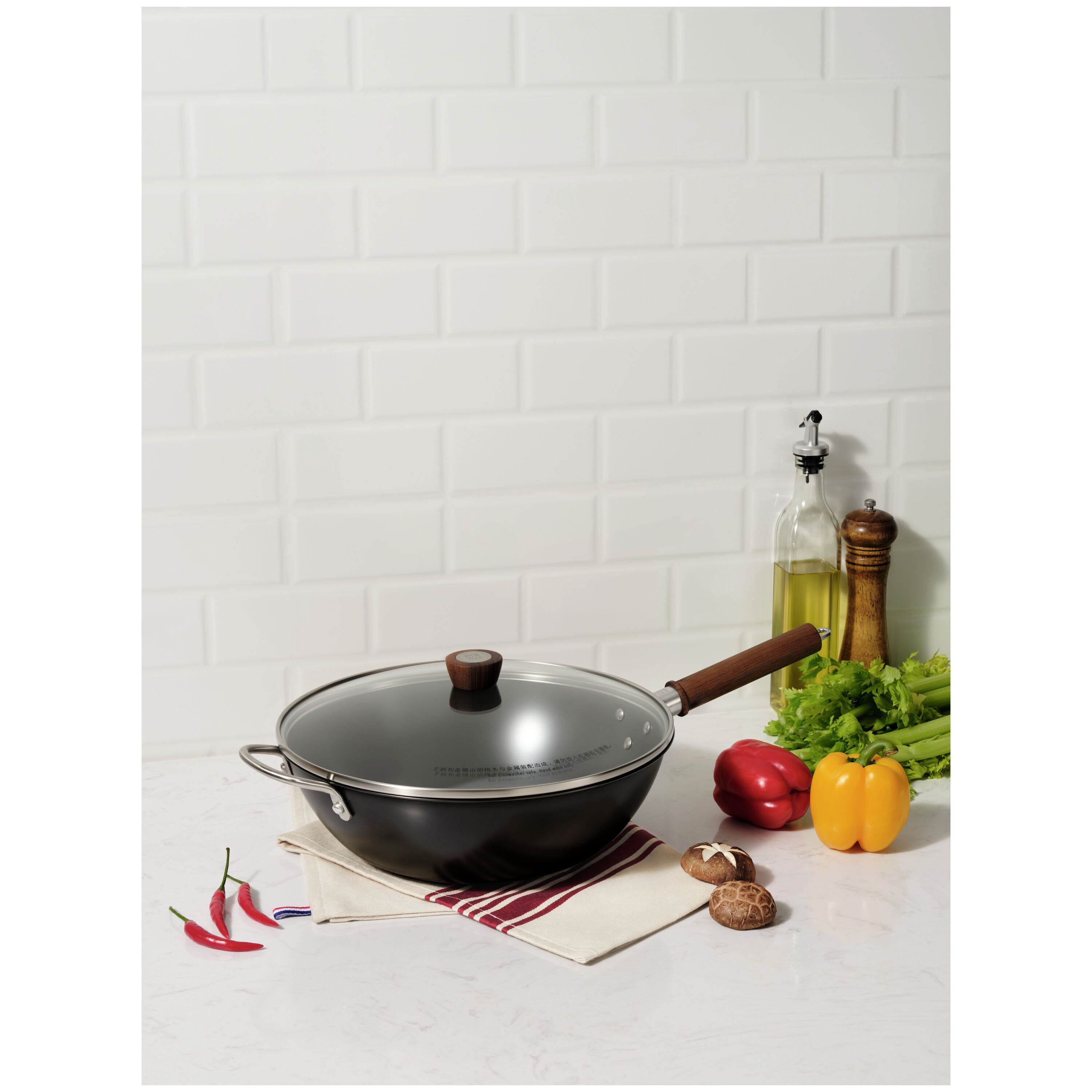 ZWILLING Dragon 32cm Carbon Steel Wok-Wok-DECOROLALA