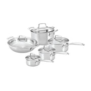 ZWILLING Energy X3 10-Piece Cookware Set - Stainless Steel-Cookware Set-DECOROLALA