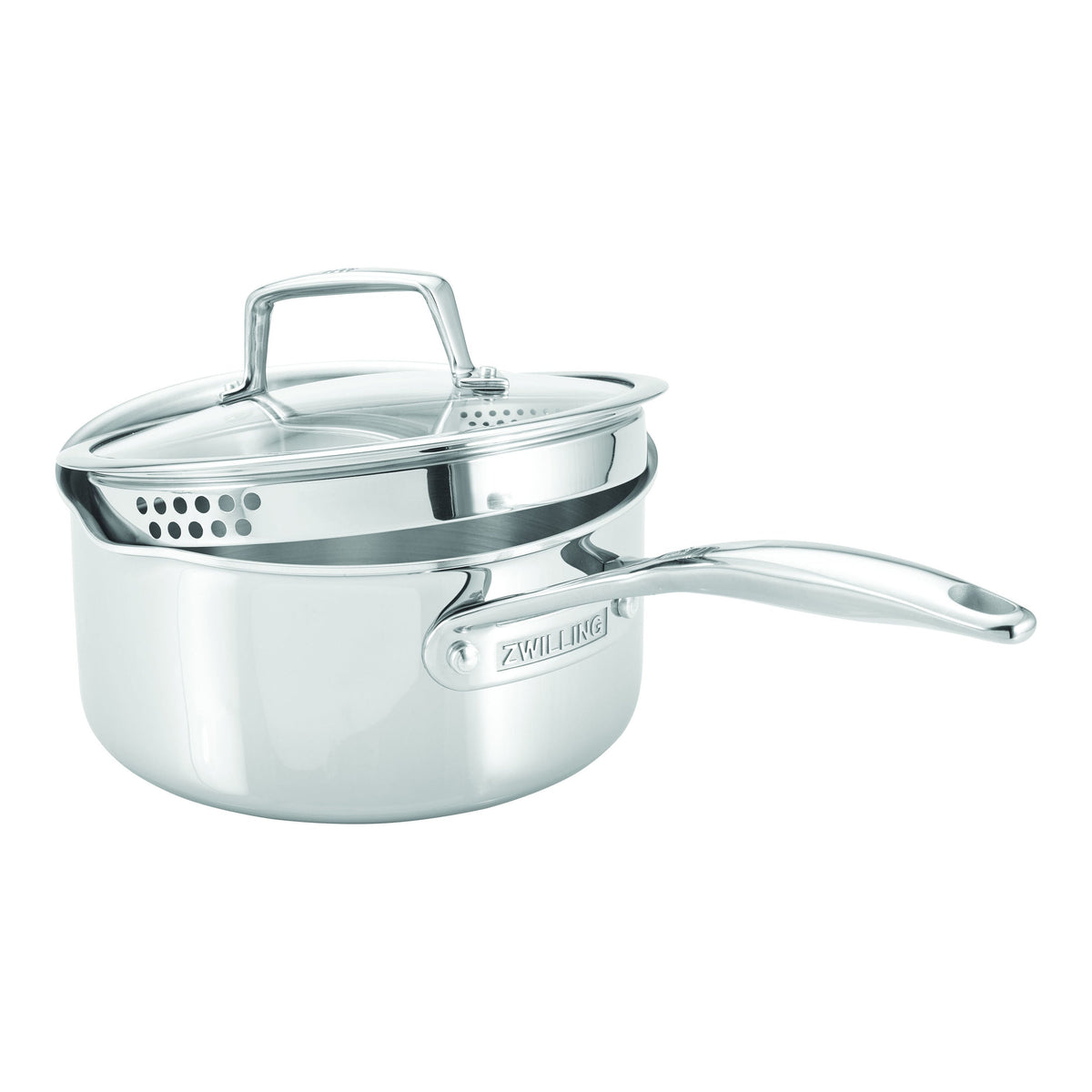 ZWILLING Energy X3 Sauce Pan 3Qt 20cm Stainless-Saucepans-DECOROLALA