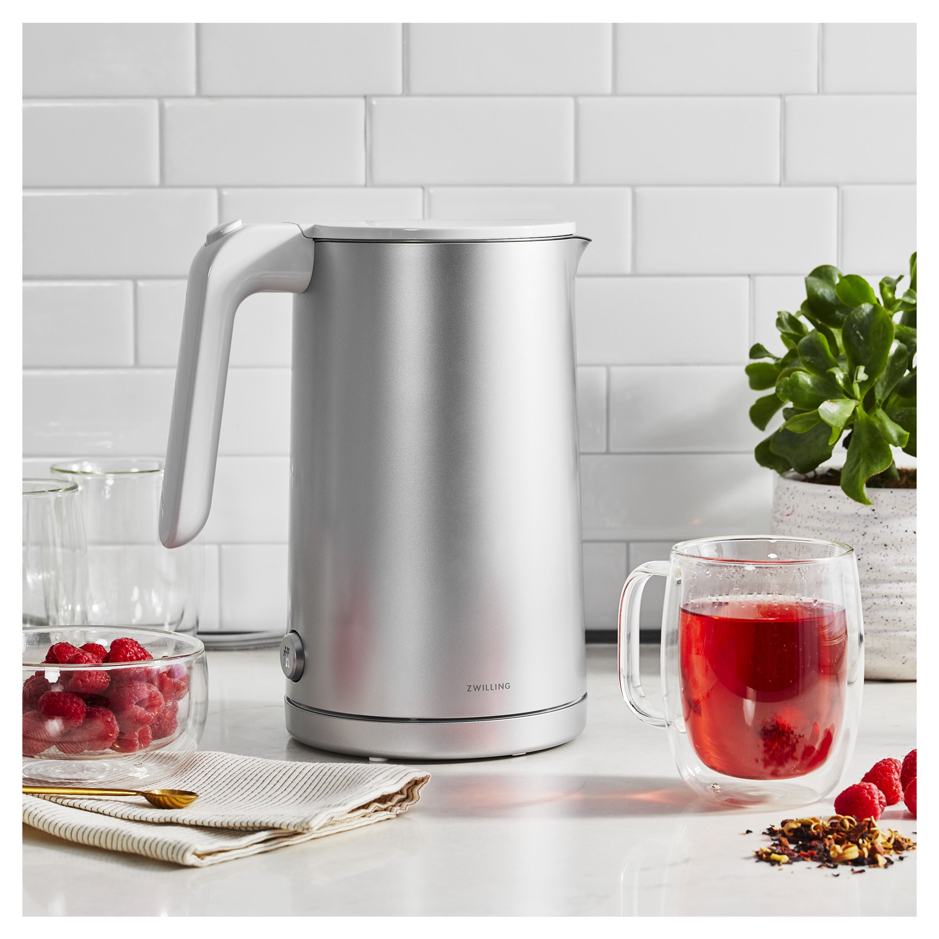 ZWILLING Enfinigy 1.5 L Electric Kettle - Silver-Electric Kettl-DECOROLALA