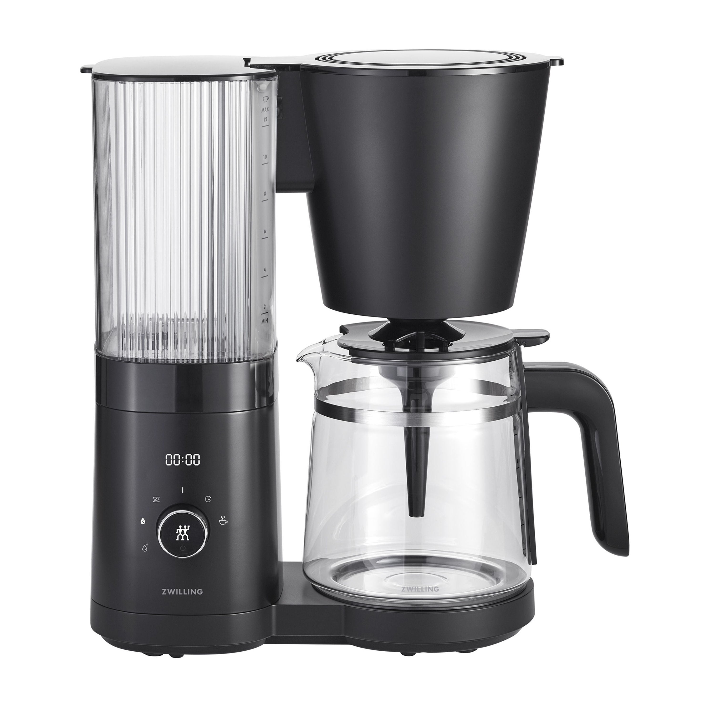 ZWILLING Enfinigy 1.5-L Glass Carafe Drip Coffee Maker Black-Coffee Maker-DECOROLALA