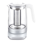 ZWILLING Enfinigy 1.7 L Glass Programable Electric Kettle - Silver-Electric Kettl-DECOROLALA