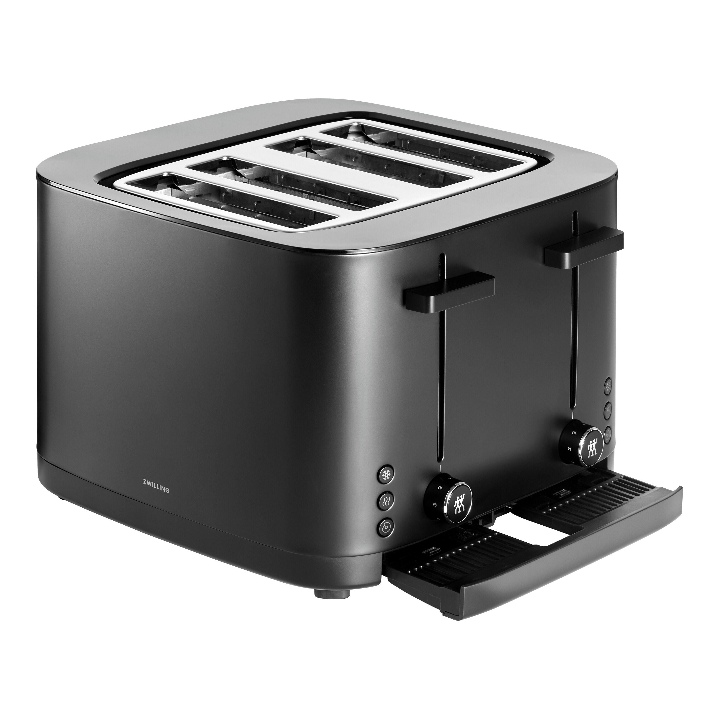 ZWILLING Enfinigy 4 Short Slots Toaster - Black-Toaster-DECOROLALA
