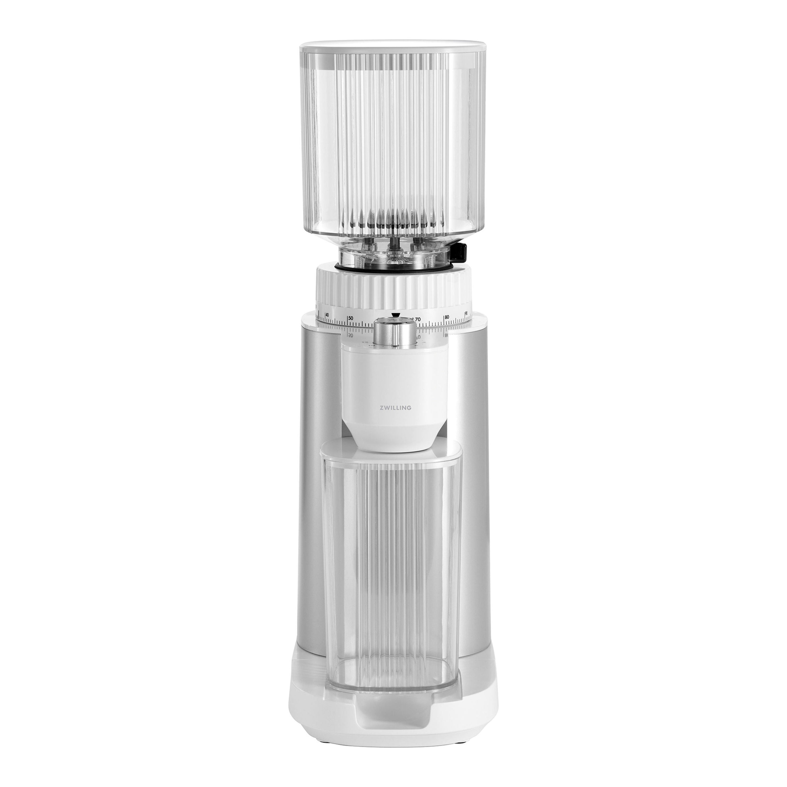 ZWILLING Enfinigy Coffee Grinder, Silver-Coffee Grinder-DECOROLALA