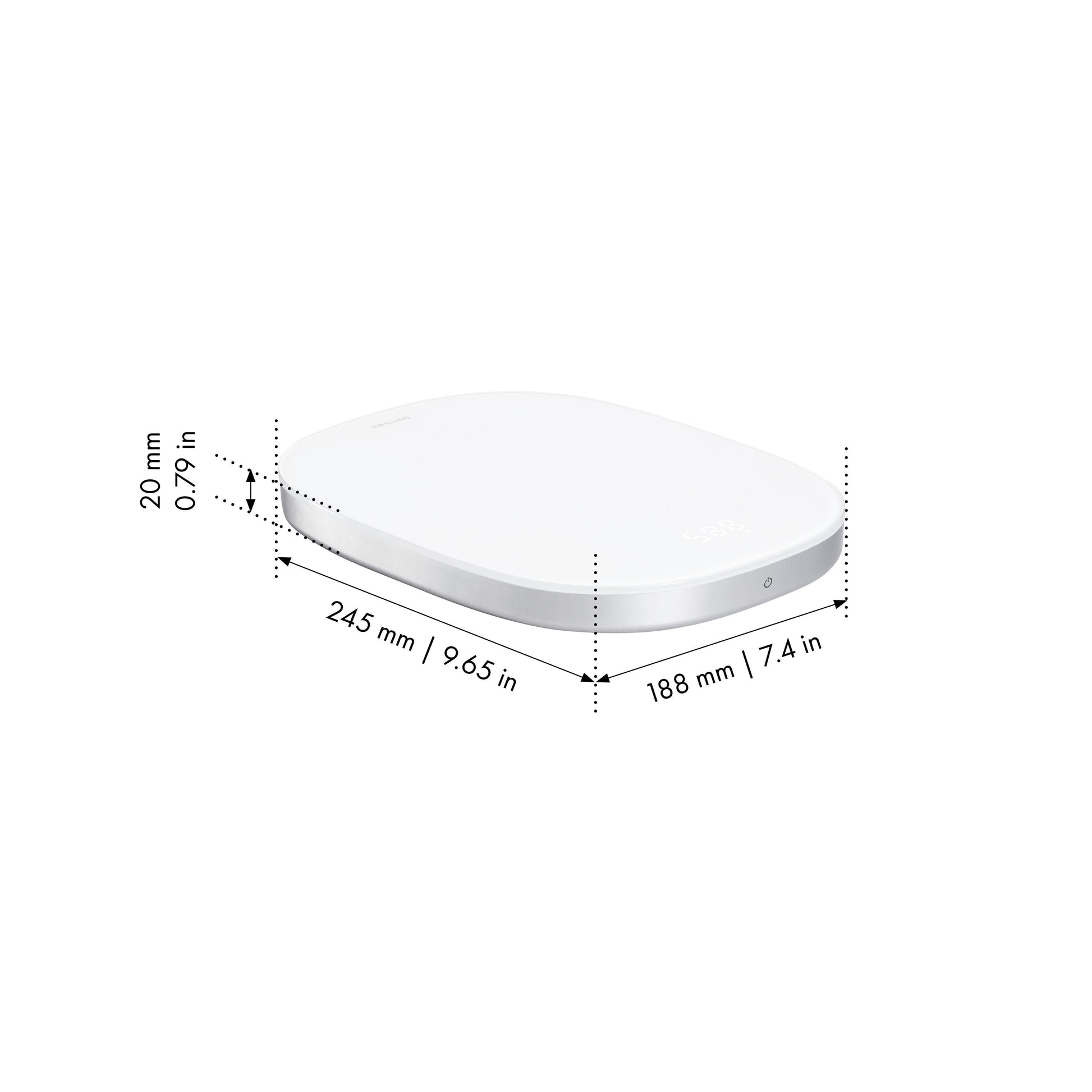 ZWILLING Enfinigy Digital Kitchen Scale - Silver-DECOROLALA