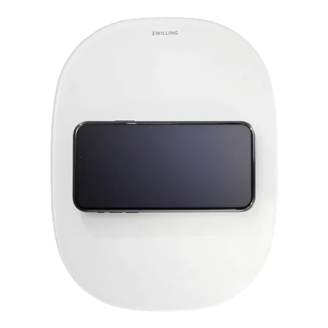 ZWILLING Enfinigy Kitchen Scale - Wireless Charging Silver-small appliance-DECOROLALA