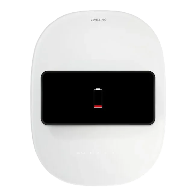 ZWILLING Enfinigy Kitchen Scale - Wireless Charging Silver-small appliance-DECOROLALA