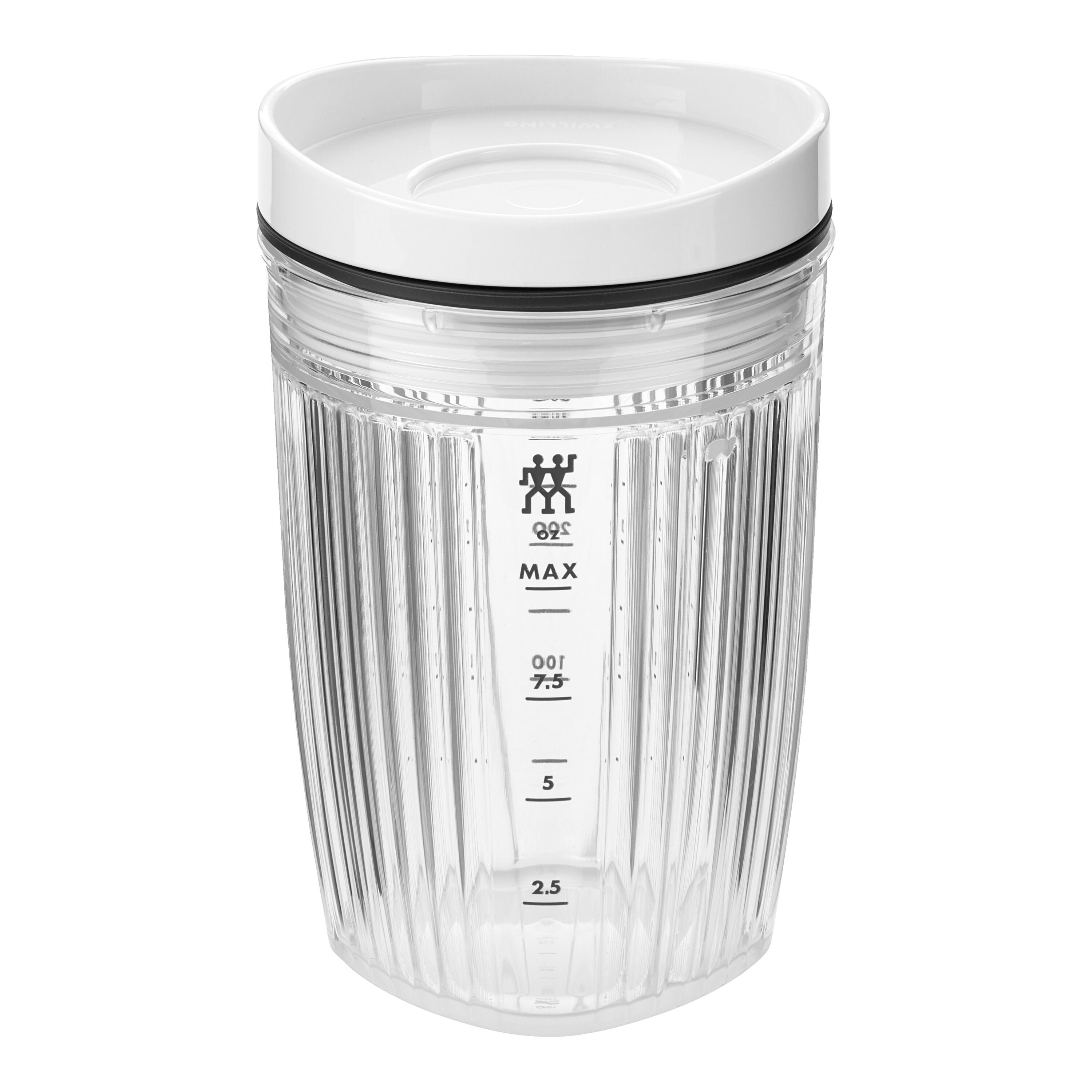 ZWILLING Enfinigy Personal Blender Jar and Vacuum Lid, 300 mL, White-Food Blender-DECOROLALA