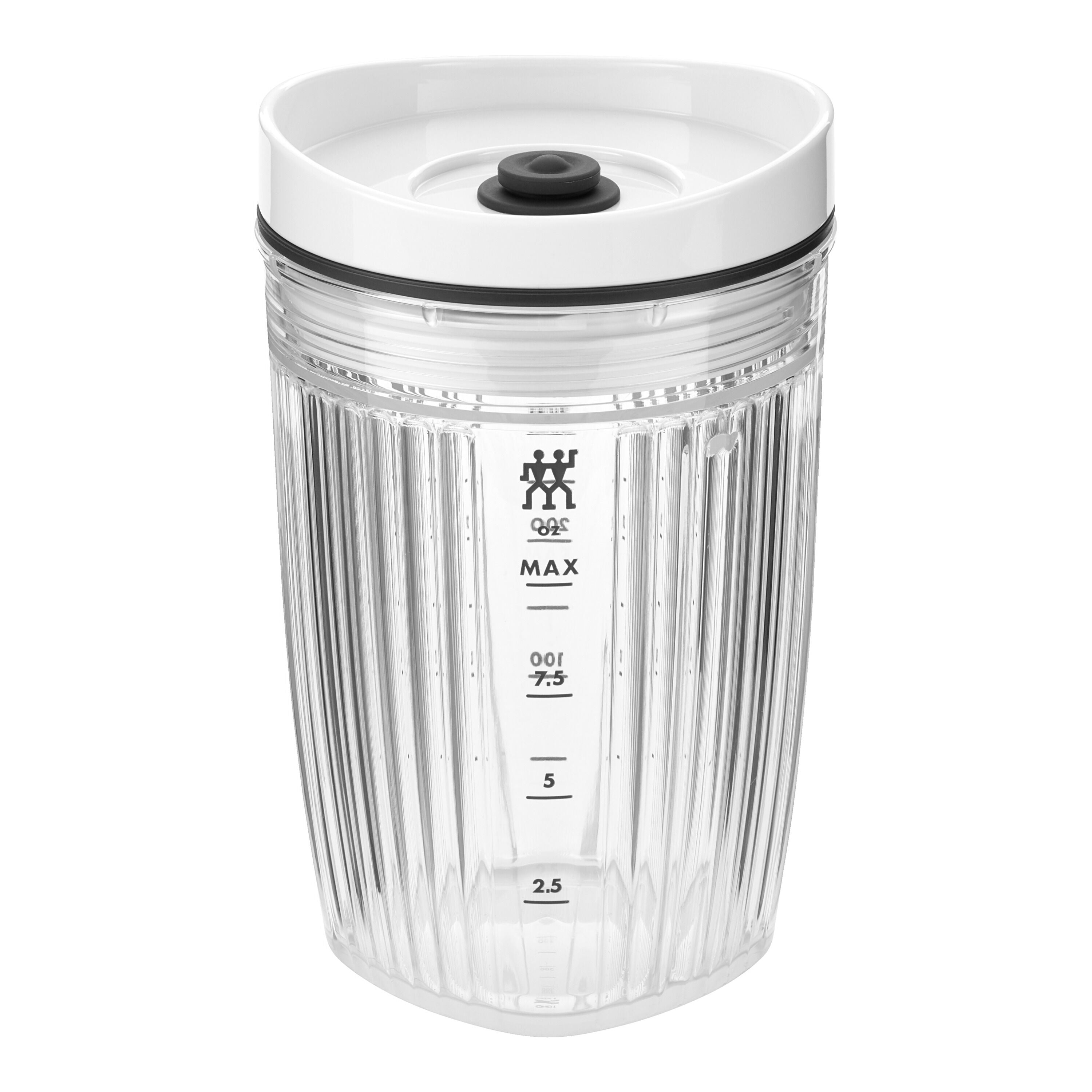 ZWILLING Enfinigy Personal Blender Jar and Vacuum Lid, 300 mL, White-Food Blender-DECOROLALA