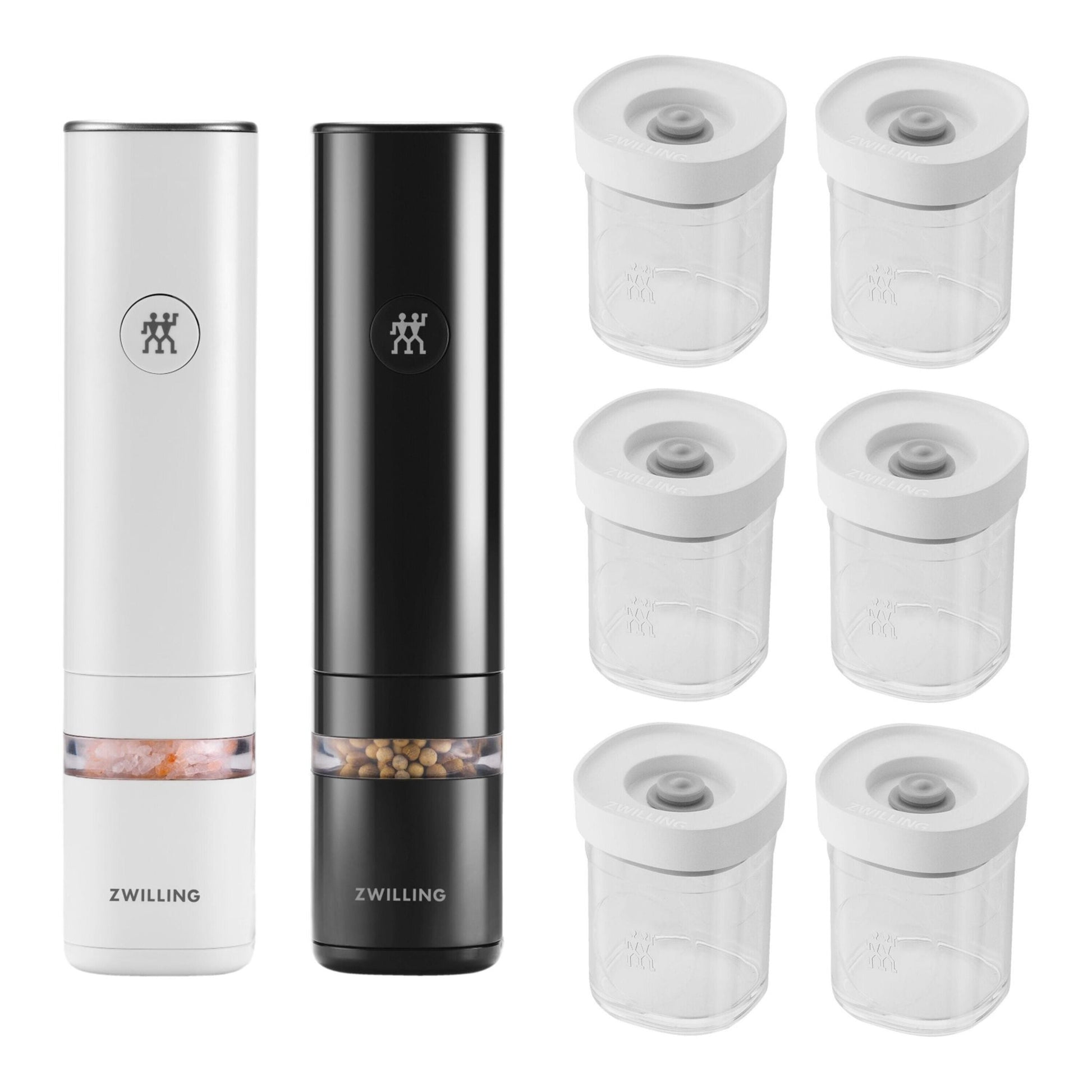 ZWILLING Enfinigy Salt & Pepper Mill Set - Black-DECOROLALA