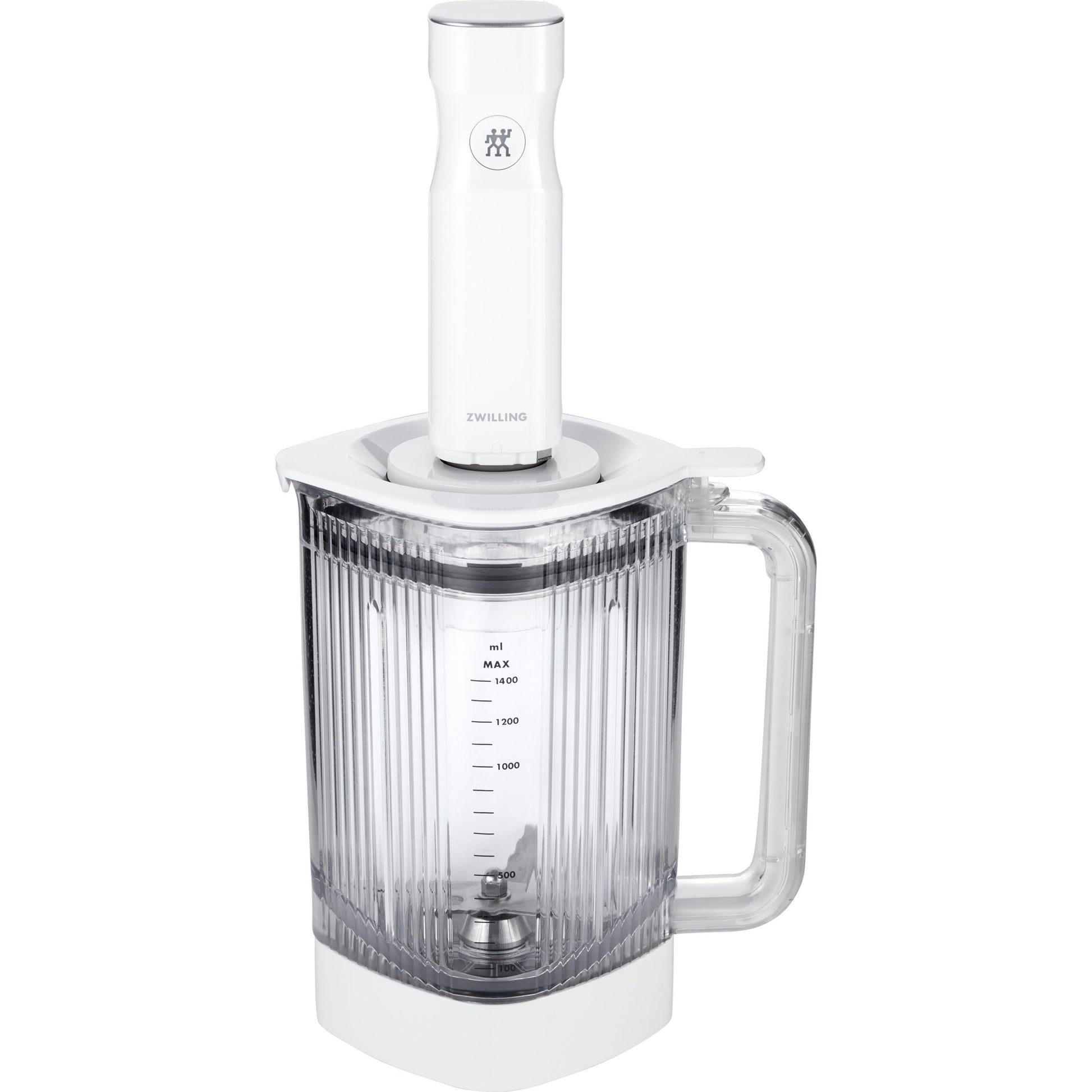 ZWILLING Enfinigy Table Blender Jar with Vacuum Lid, 1.25 L, white-End Table-DECOROLALA