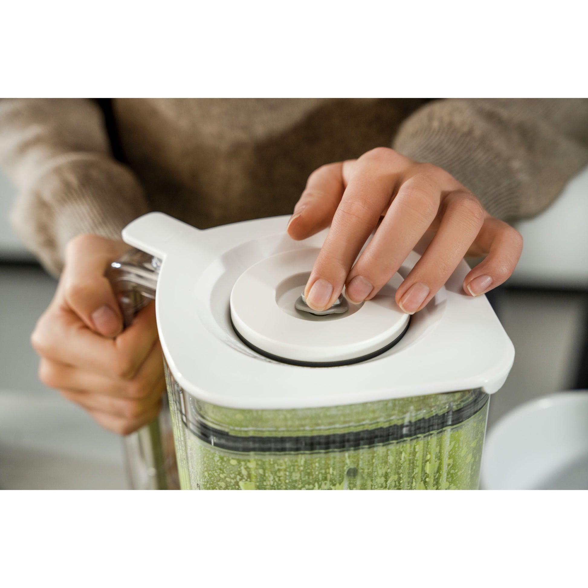 ZWILLING Enfinigy Vacuum Adapter For Table-/Power Blender, White-Kitchen Accessory-DECOROLALA