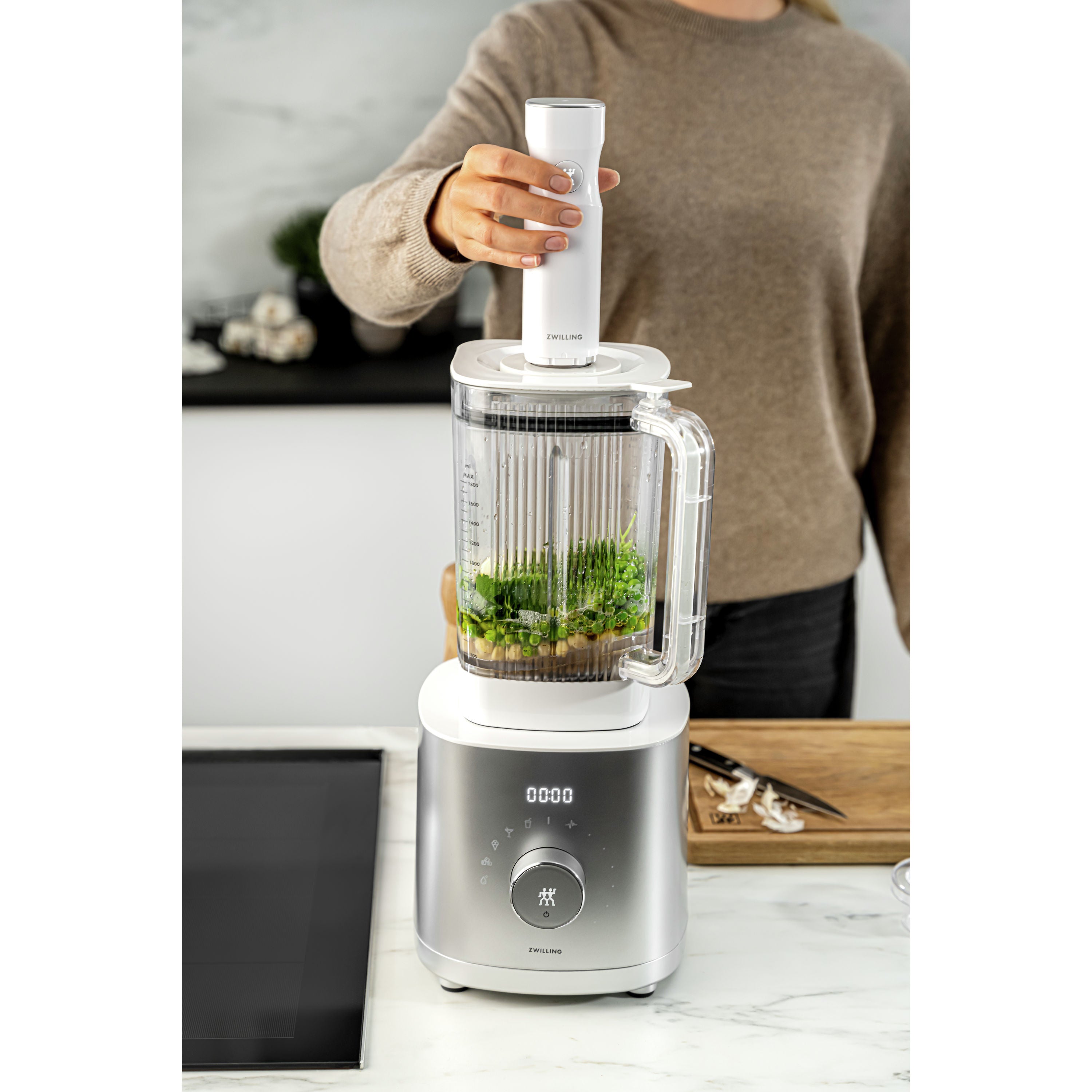 ZWILLING Enfinigy Vacuum Adapter For Table-/Power Blender, White-Kitchen Accessory-DECOROLALA