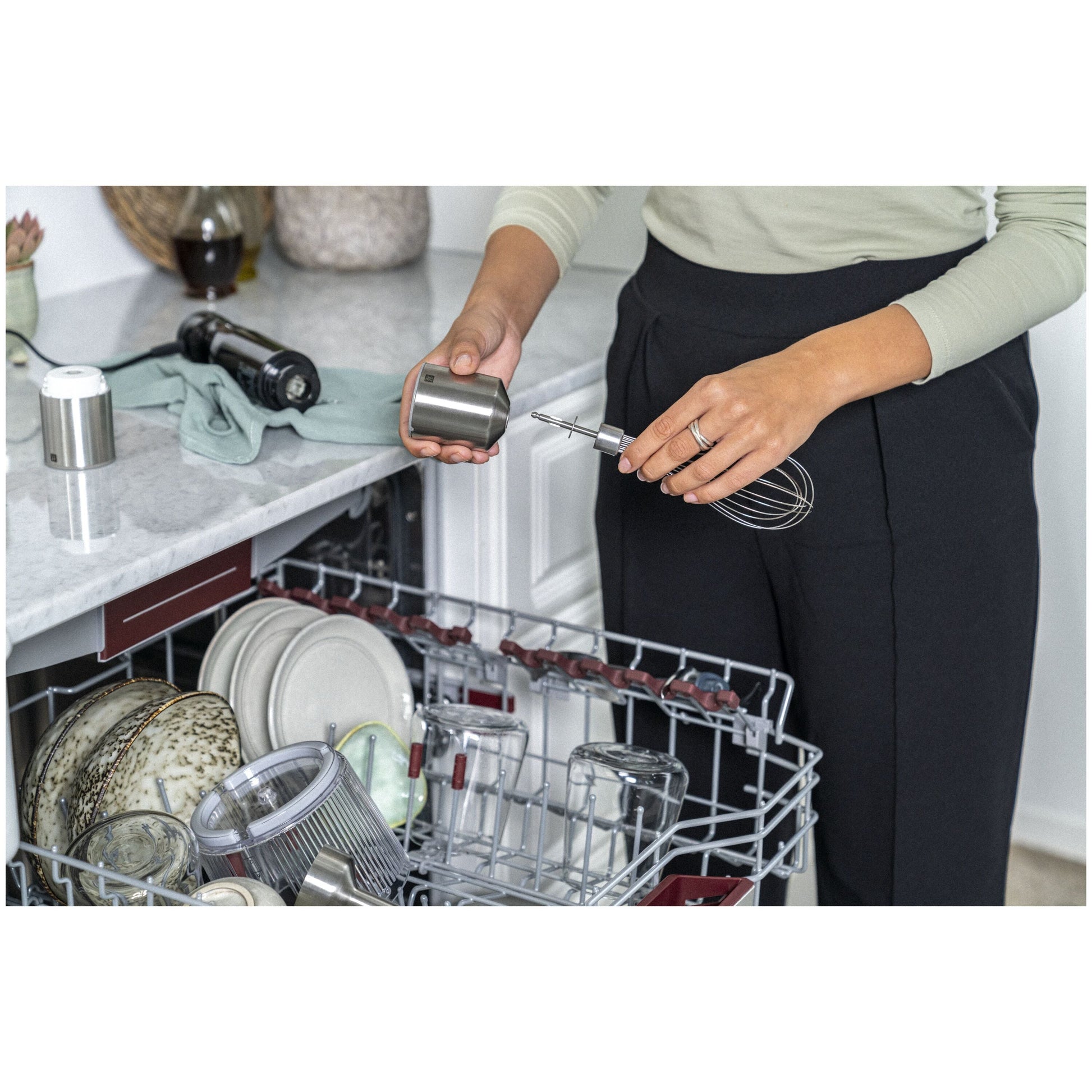 ZWILLING Enfinigy Whisk For Hand Blender Stainless Steel-Food Blender-DECOROLALA