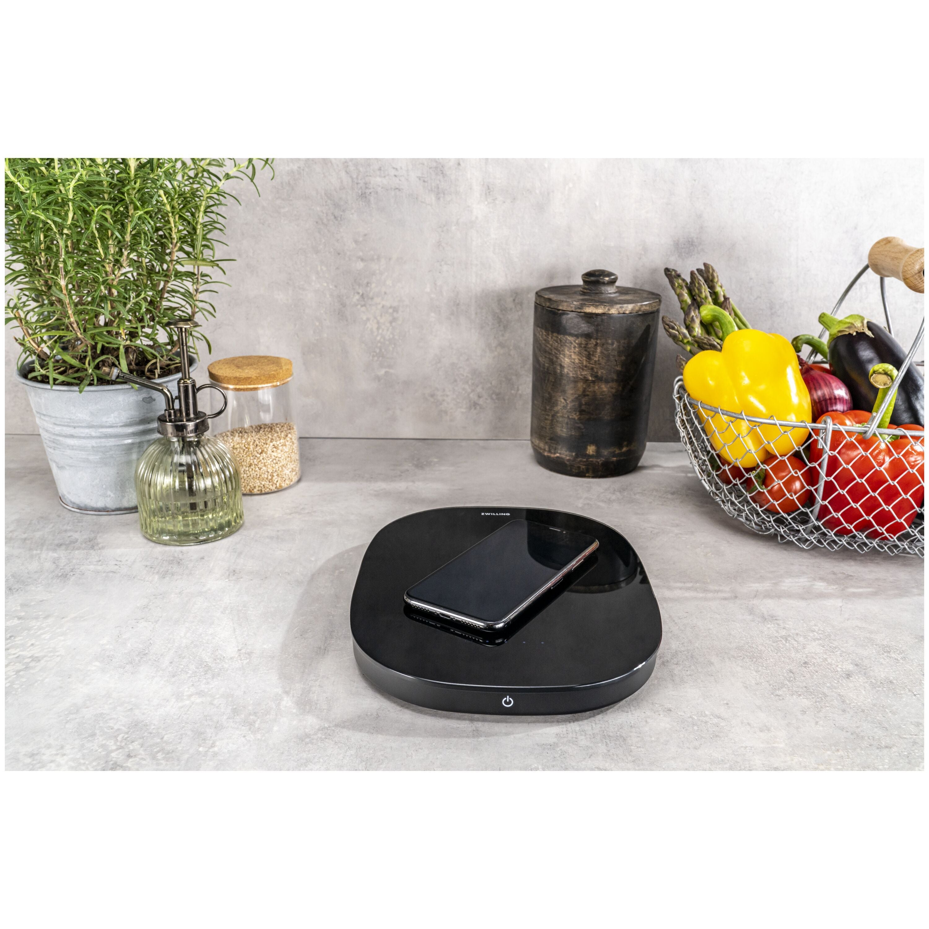 ZWILLING Enfinigy Wireless Charging Kitchen Scale - Black-Kitchen Tool-DECOROLALA