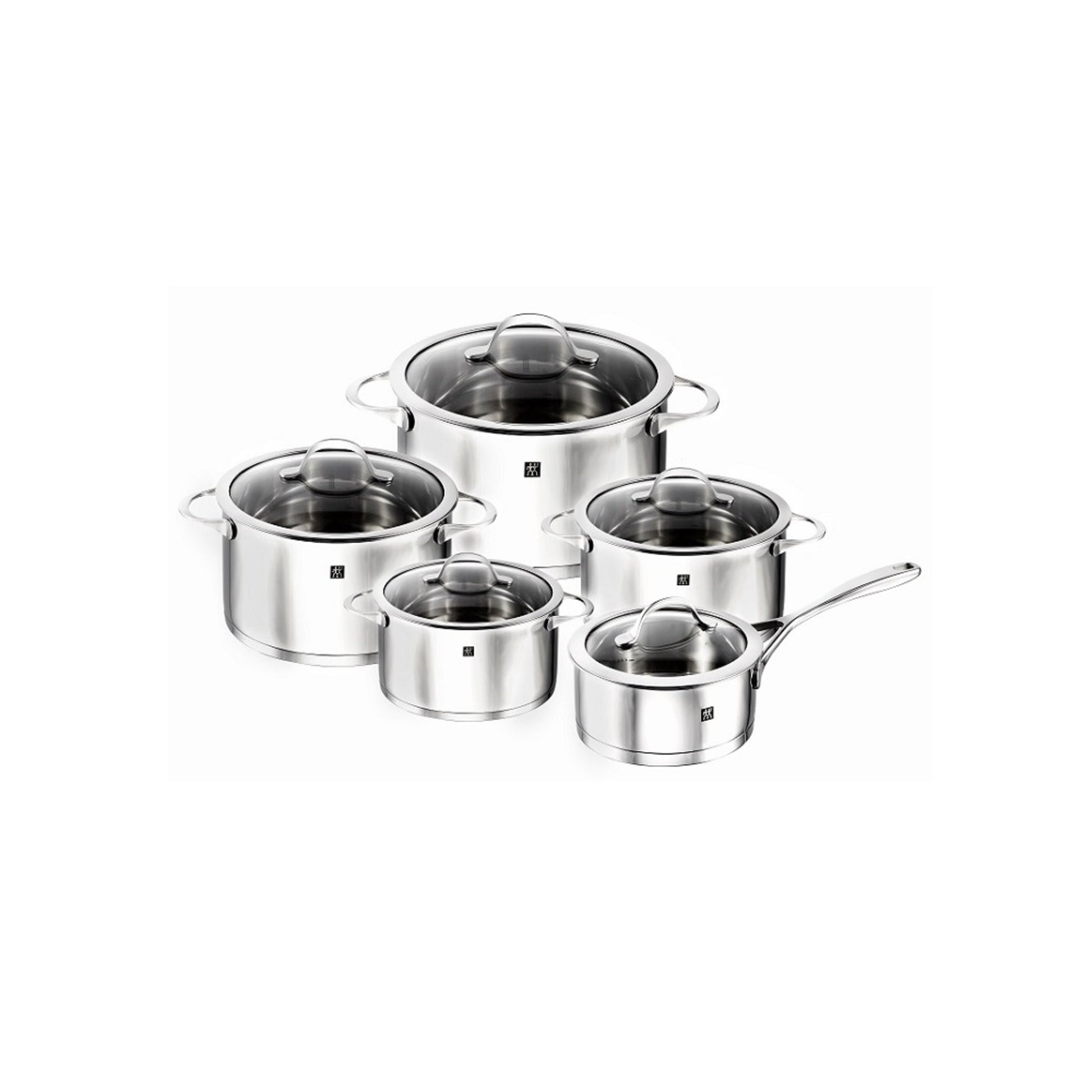 ZWILLING Essence Pot Set 10 Piece 18/10 Stainless Steel-Cookware-DECOROLALA