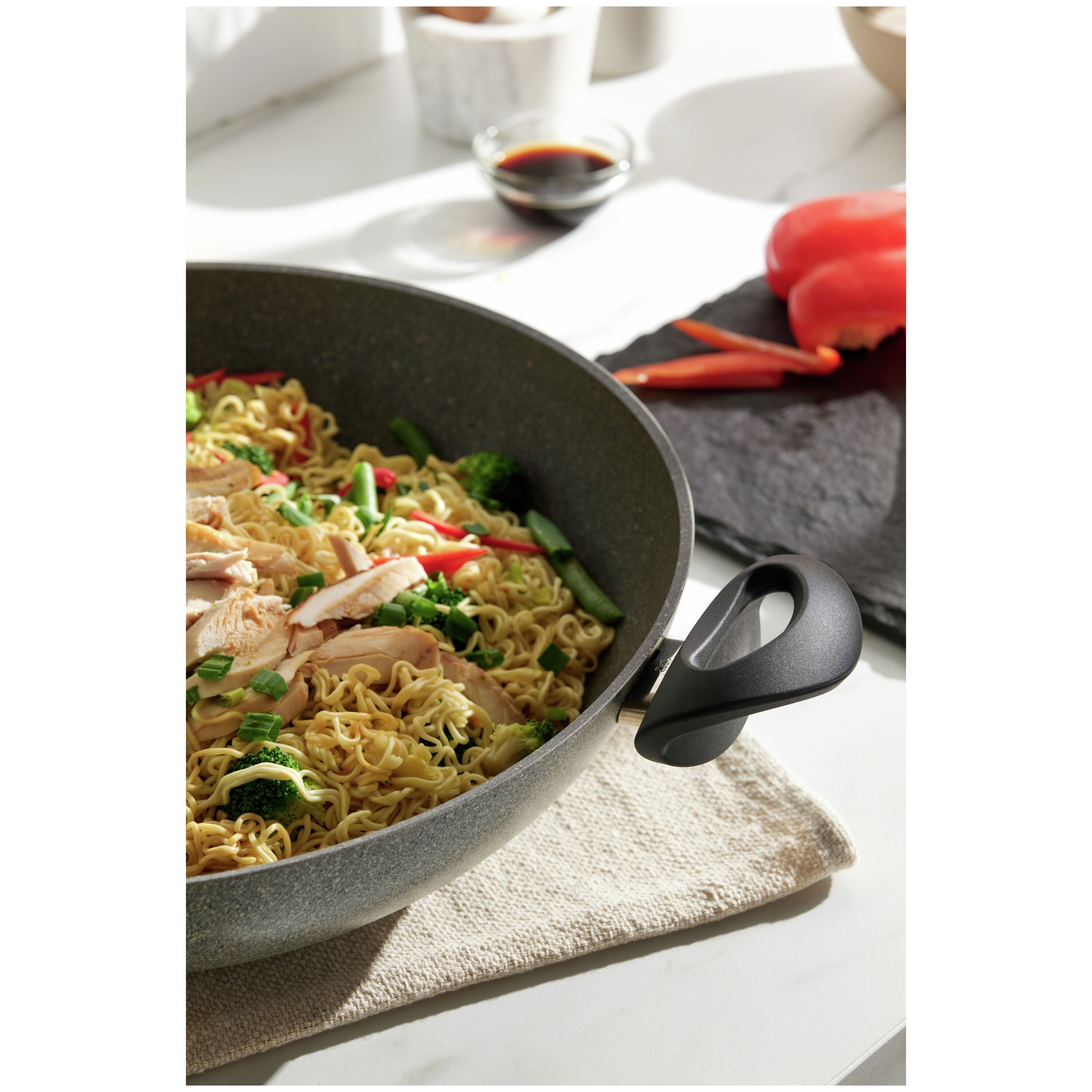 ZWILLING Ferrara Granitium 36 cm / 14 inch Aluminum Wok-Wok-DECOROLALA