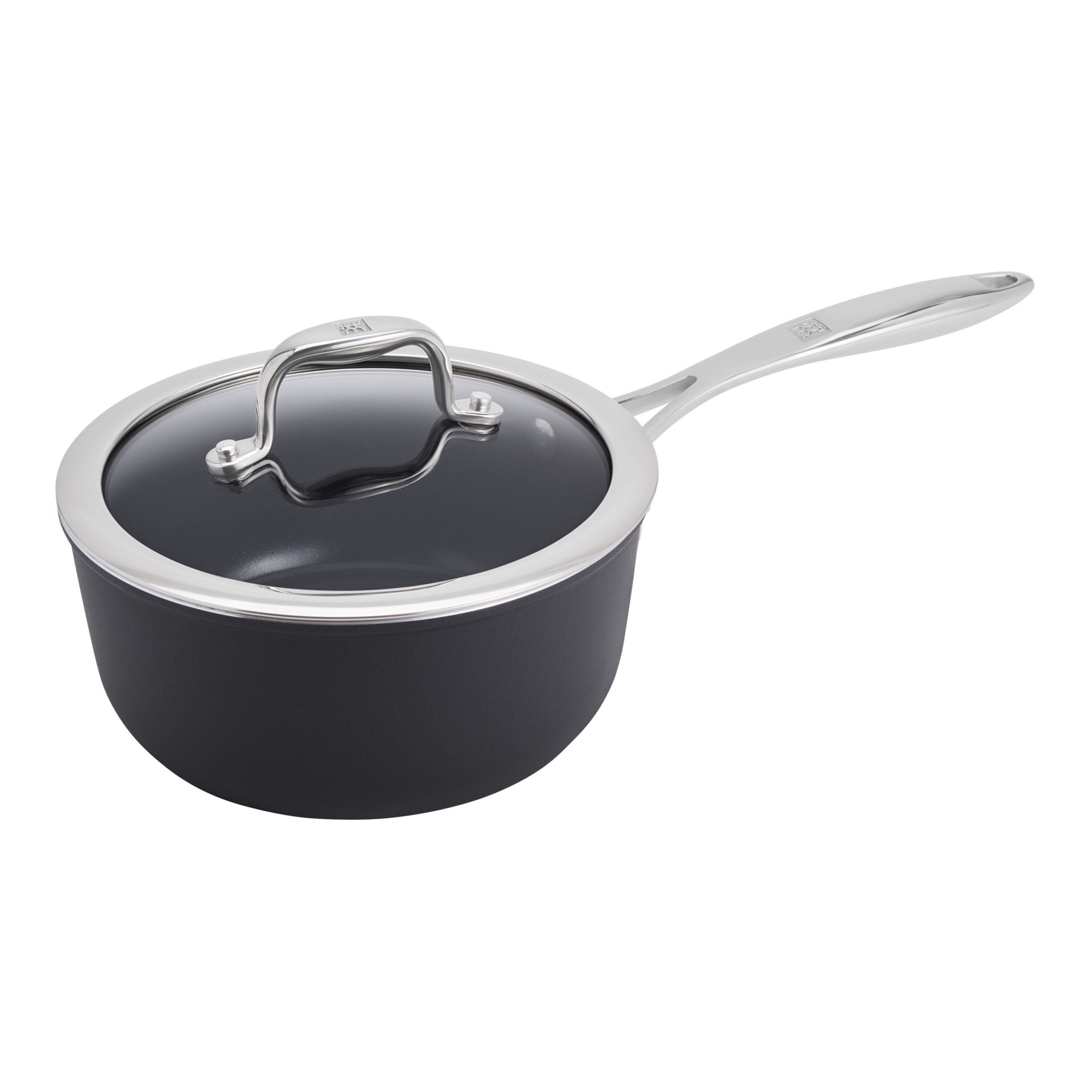 ZWILLING Forte Plus Sauce Pan With Lid, Aluminum, Ceramic Titanium-Saucepan-DECOROLALA
